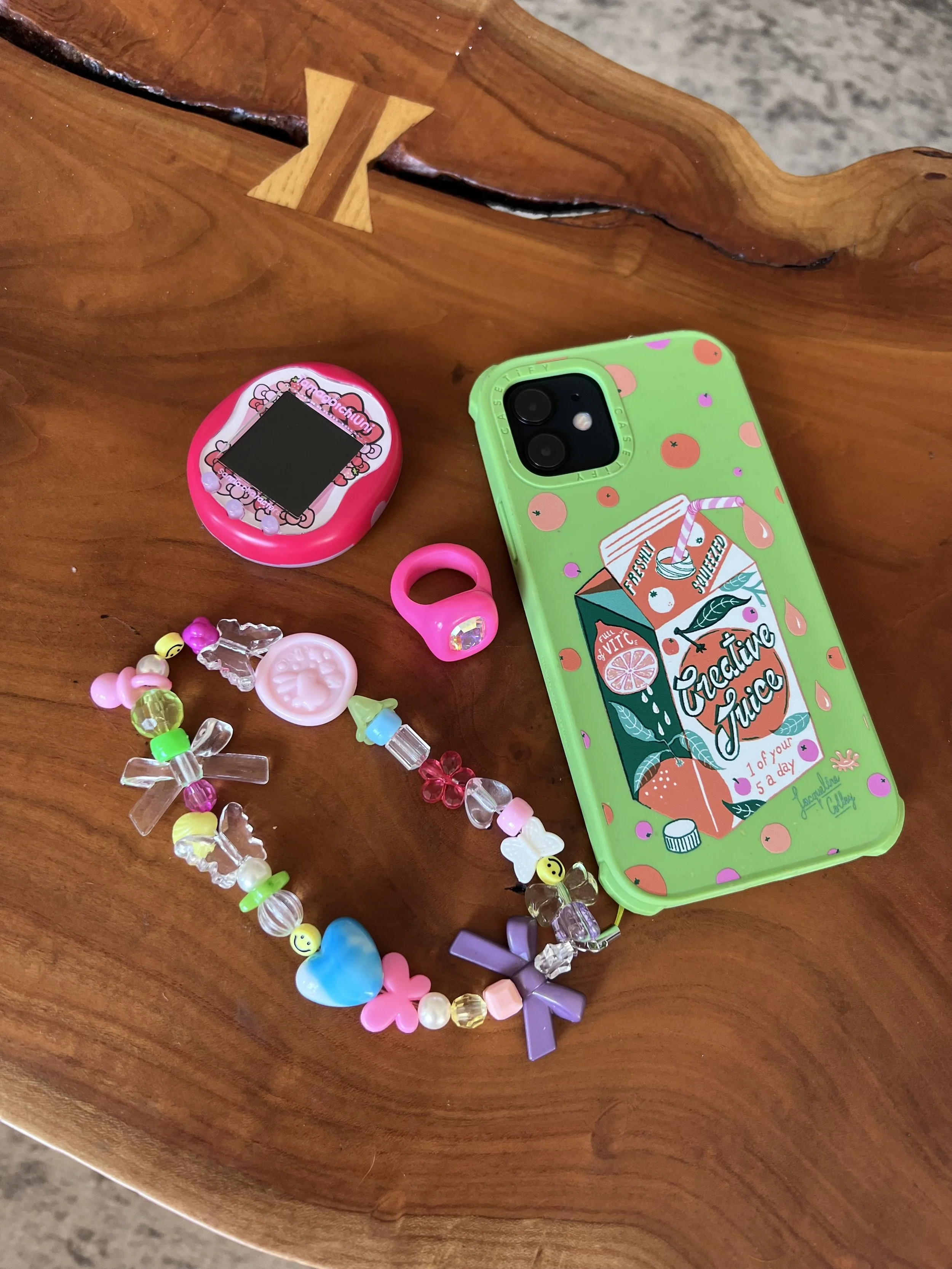 Random Bubble phone wristlet