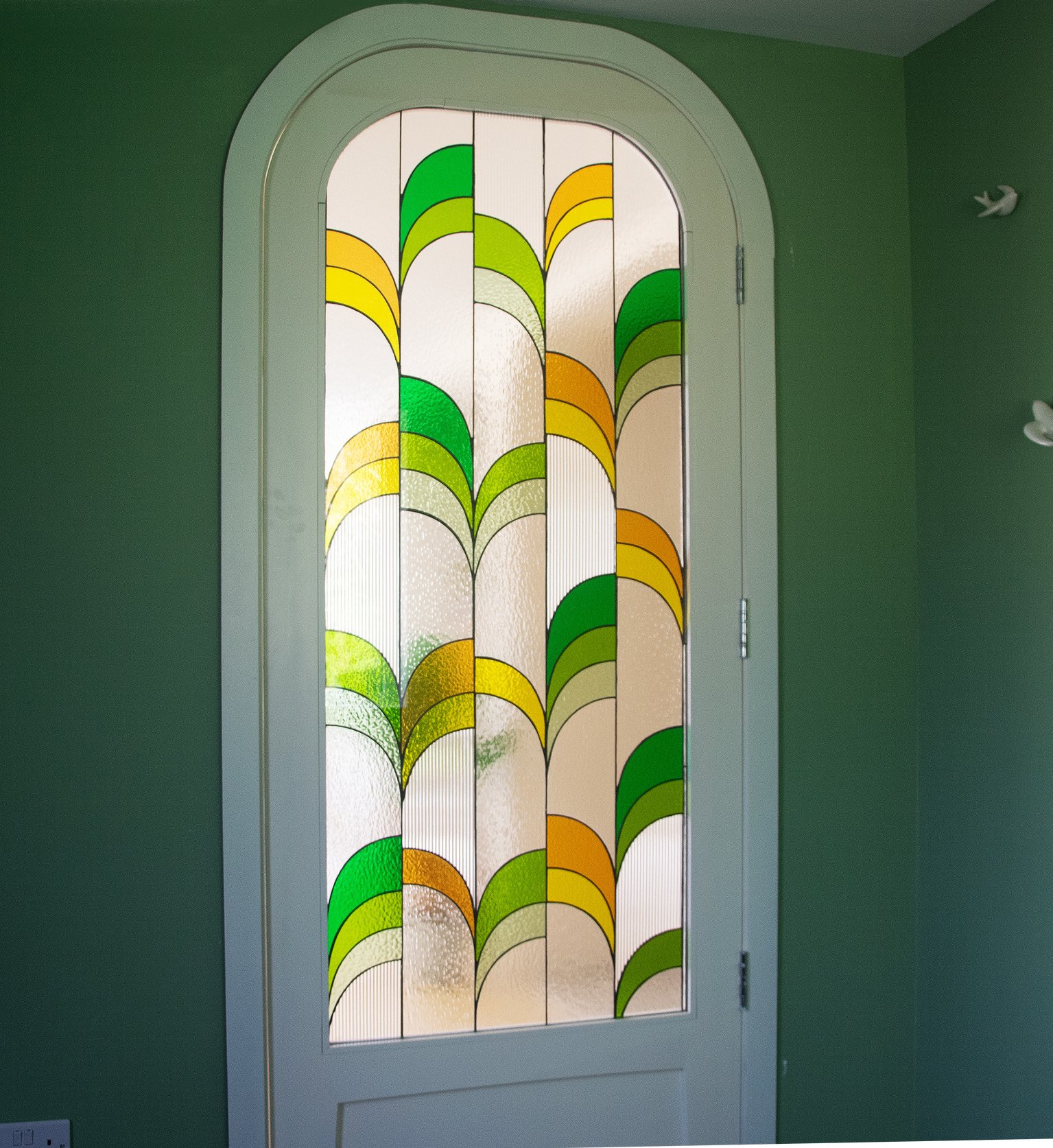 Eirlume Studio Custom Stained Glass Door