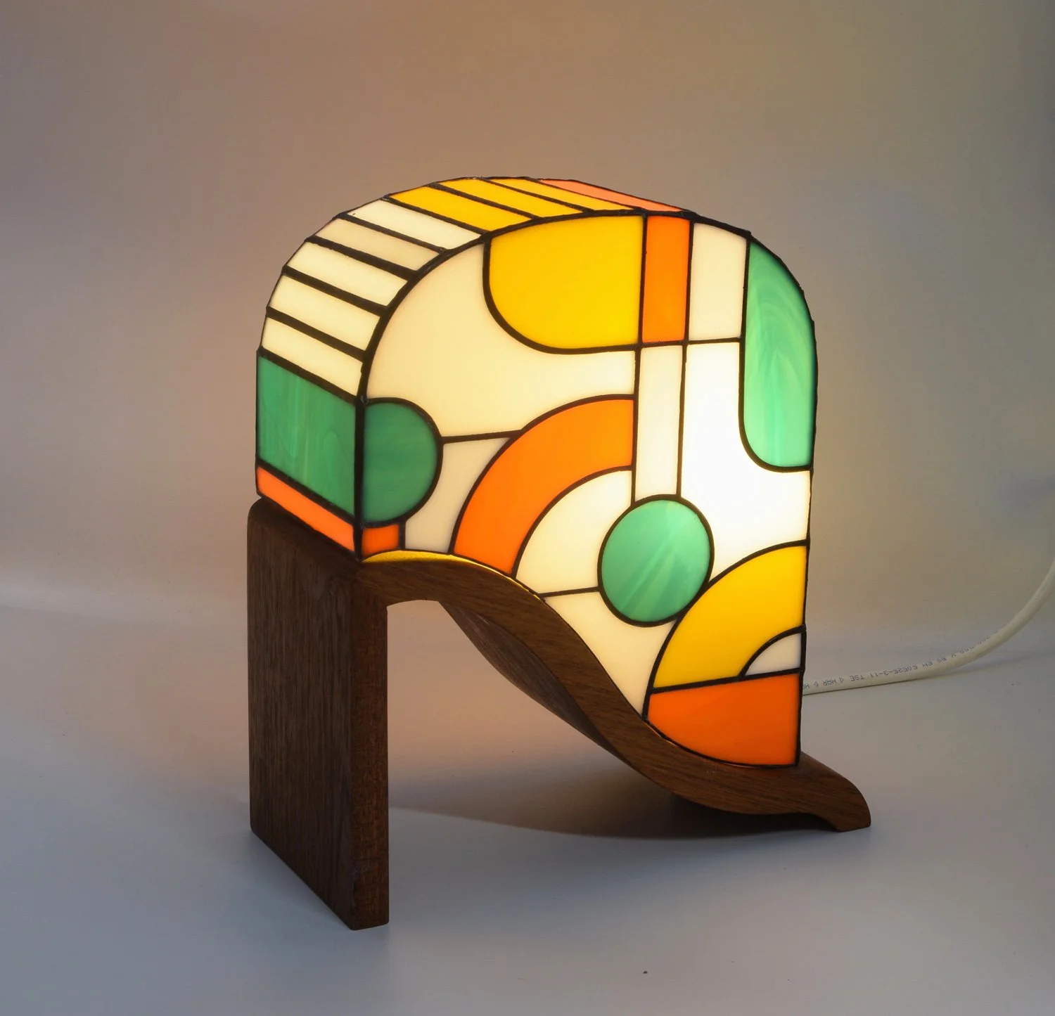 Eirlume Studio Stained Glass Lamp 