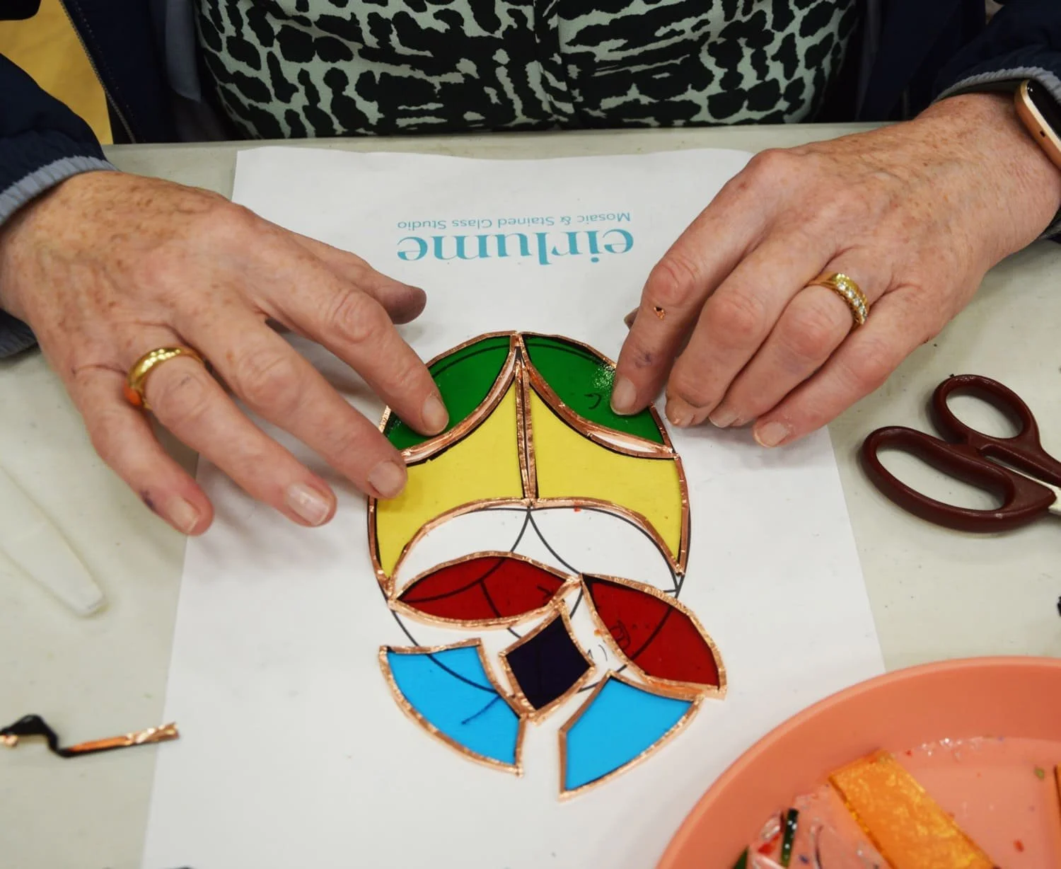  Eirlume Studio  Stained Glass Workshop Photo