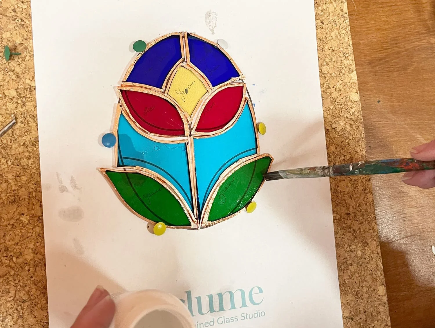 Eirlume Studio  Stained Glass Workshop Photo