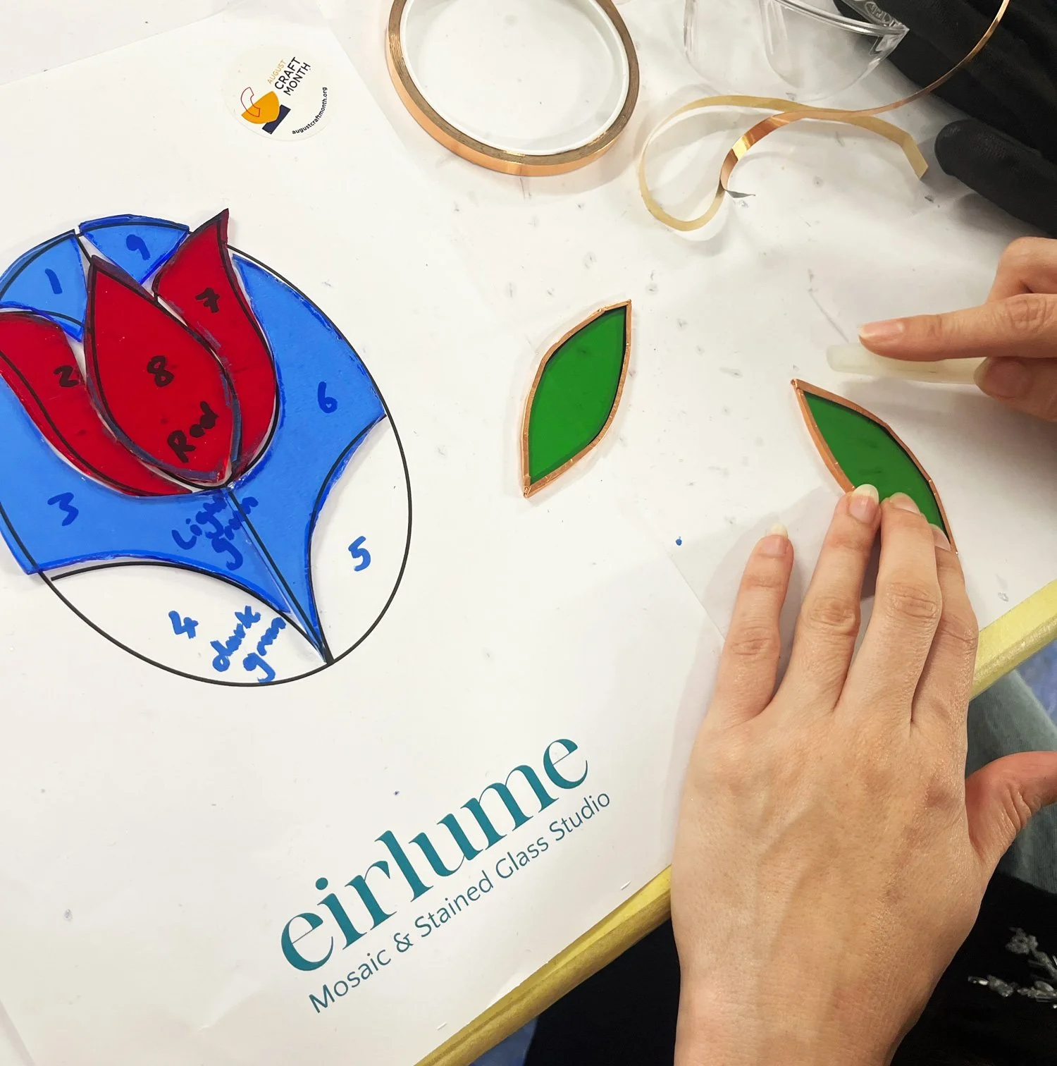 Eirlume Studio  Stained Glass Workshop Photo