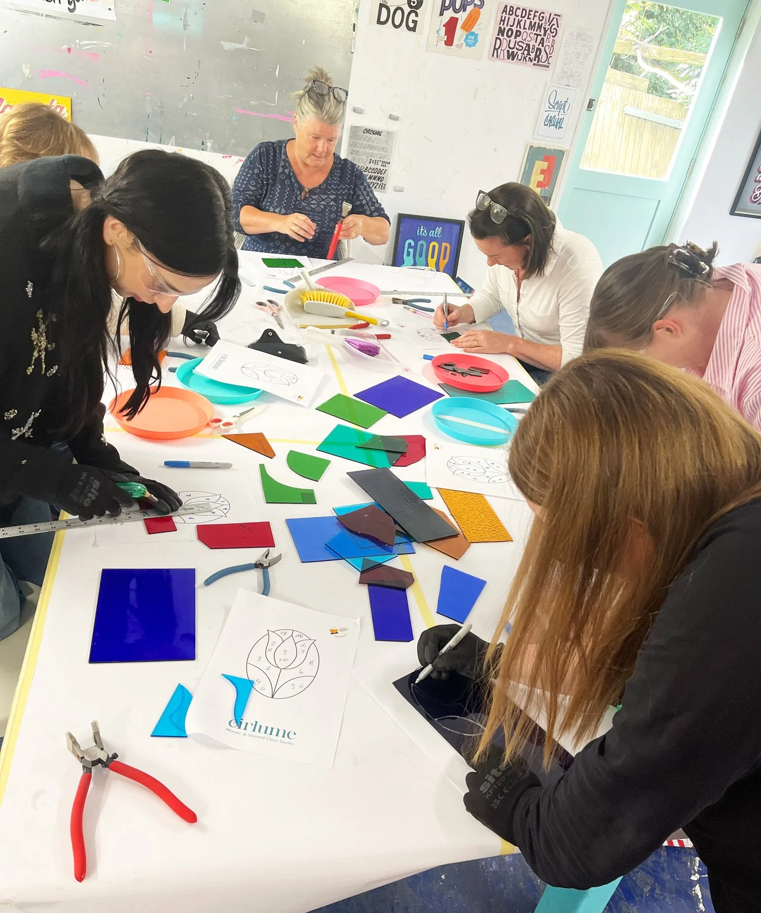 Eirlume Studio  Stained Glass Workshop Photo