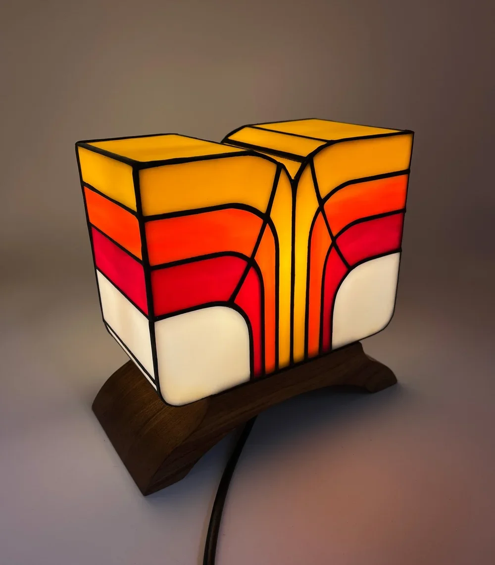Eirlume Studio Stained Glass Lamp