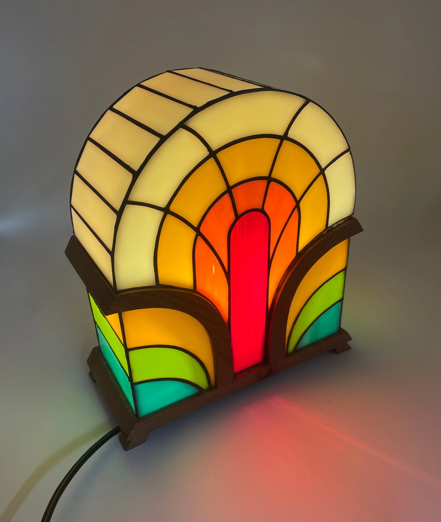Eirlume Studio Stained Glass Lamp