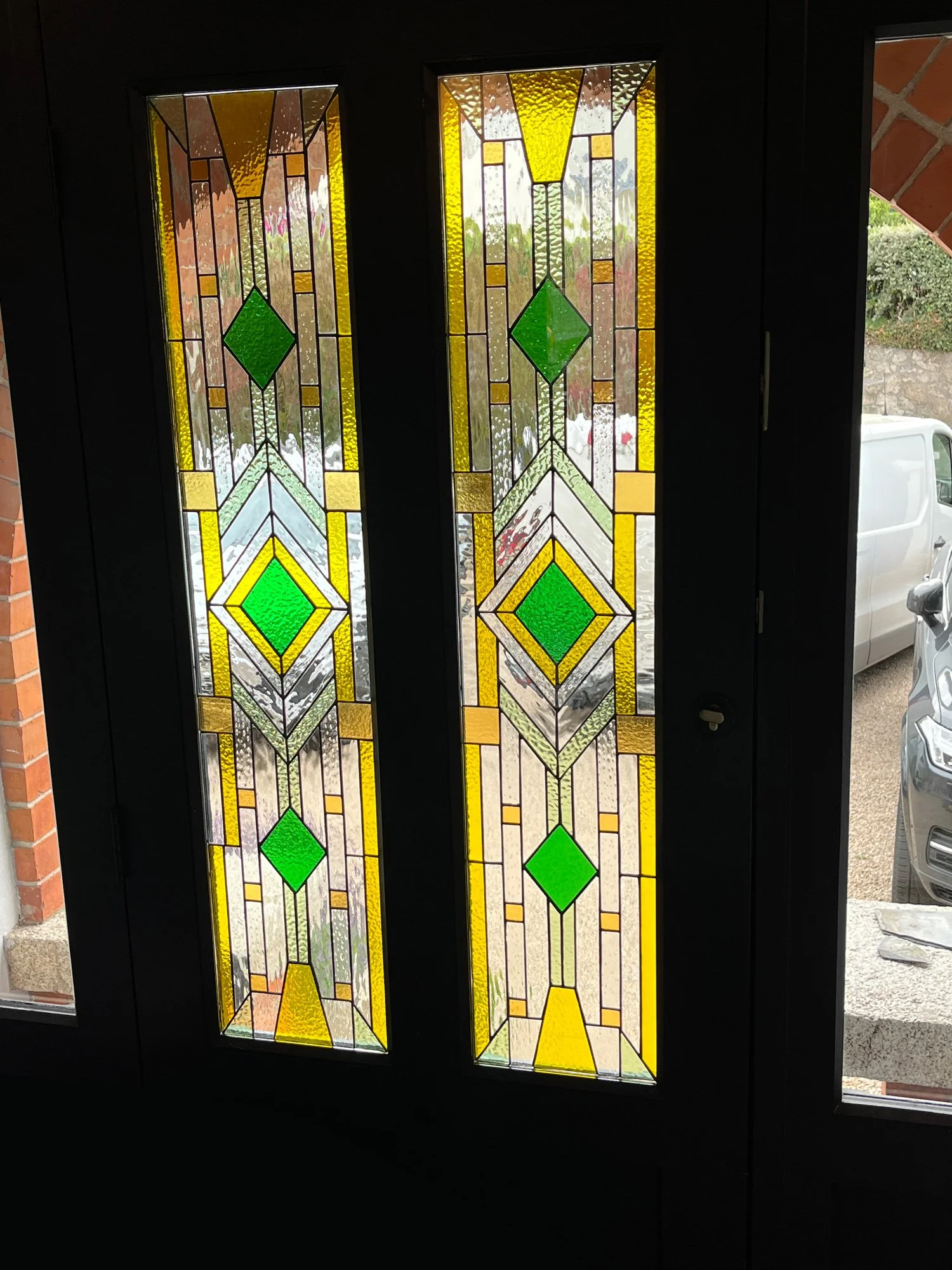 Eirlume Studio Stained Glass Front Door
