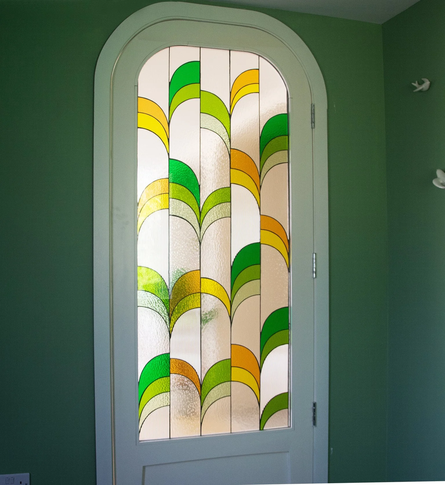Eirlume Studio Custom Stained Glass Door
