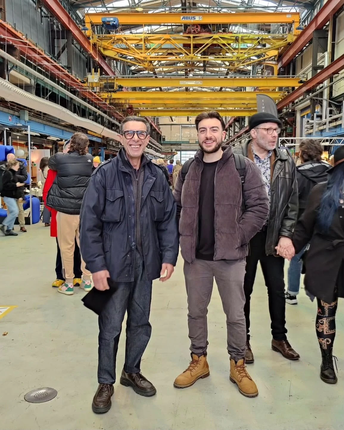 Antonio e Matteo di Emporium 900 al Design Icons di Amsterdam