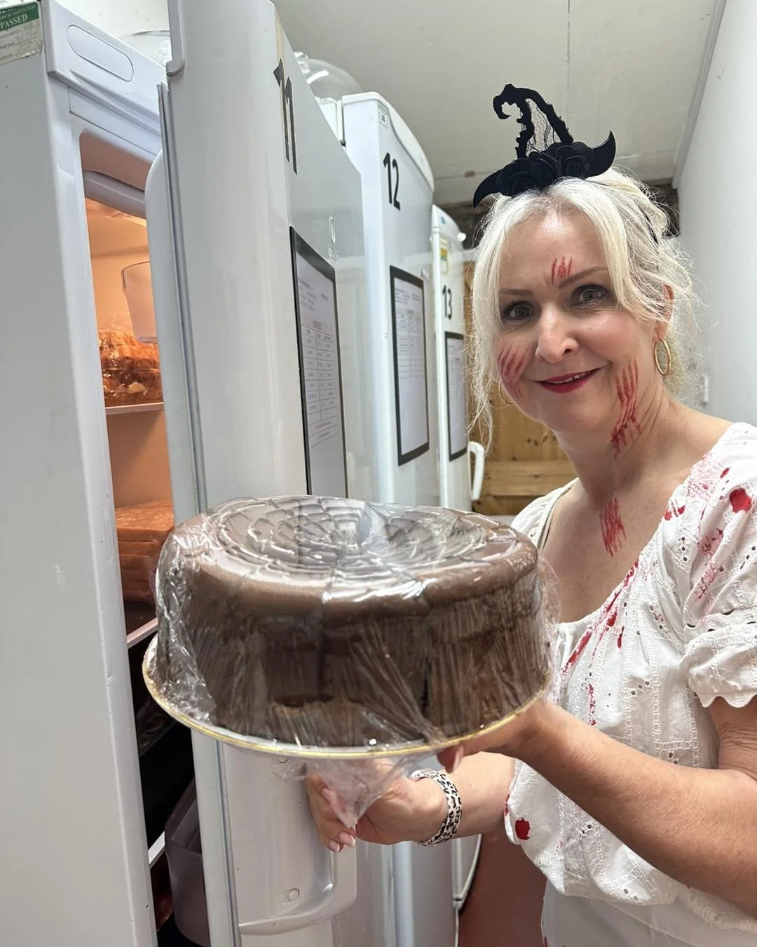 Joanne with the Death By Chocolate Cake.jpg