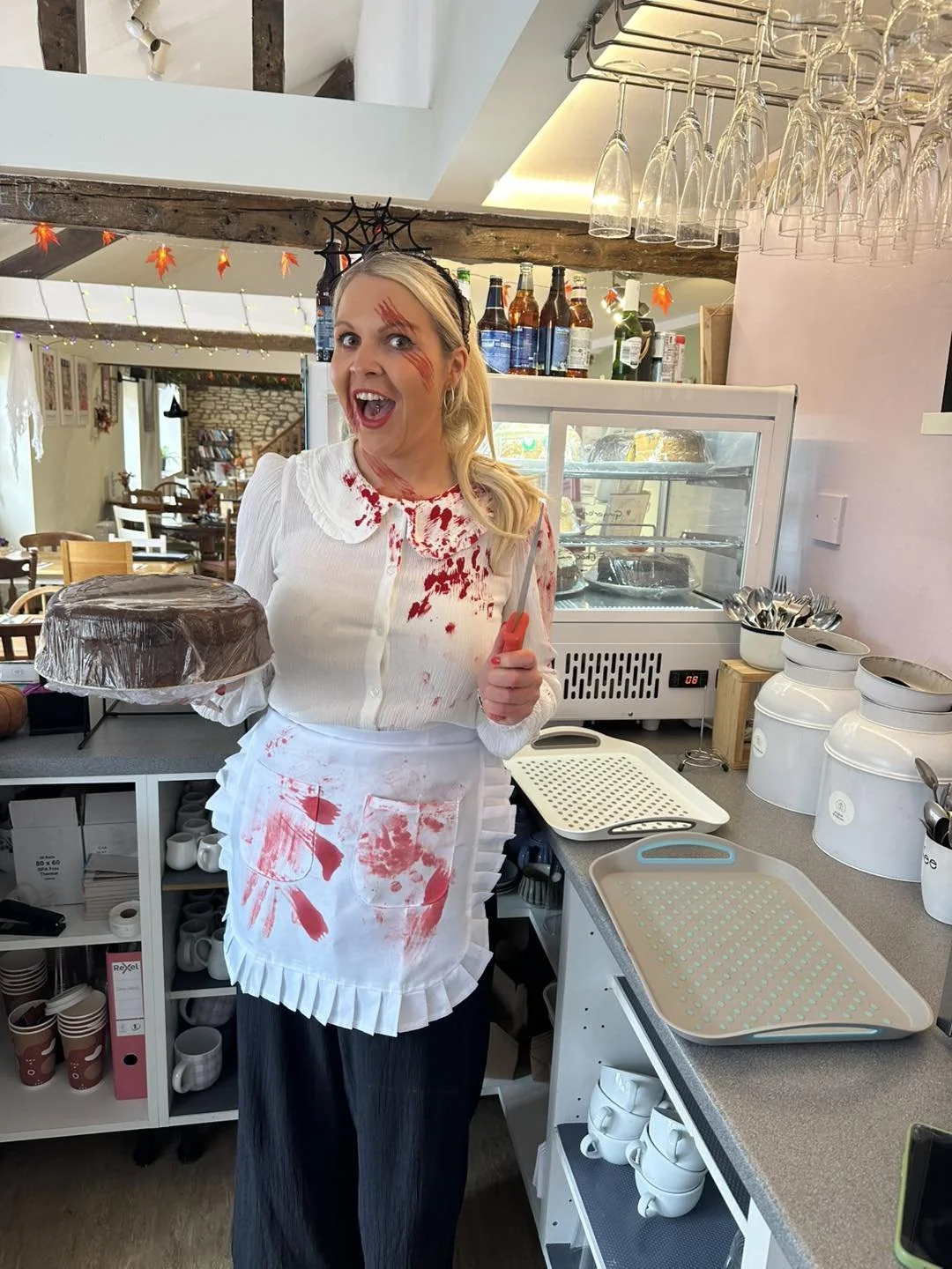 Charlie with the Death By Chocolate Cake.jpg