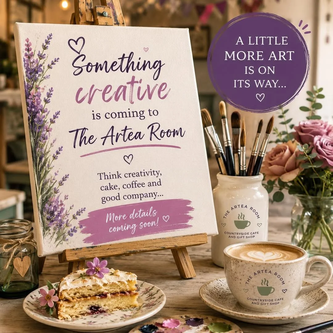 Creativity, coffee and cake coming soon to The Artea Room