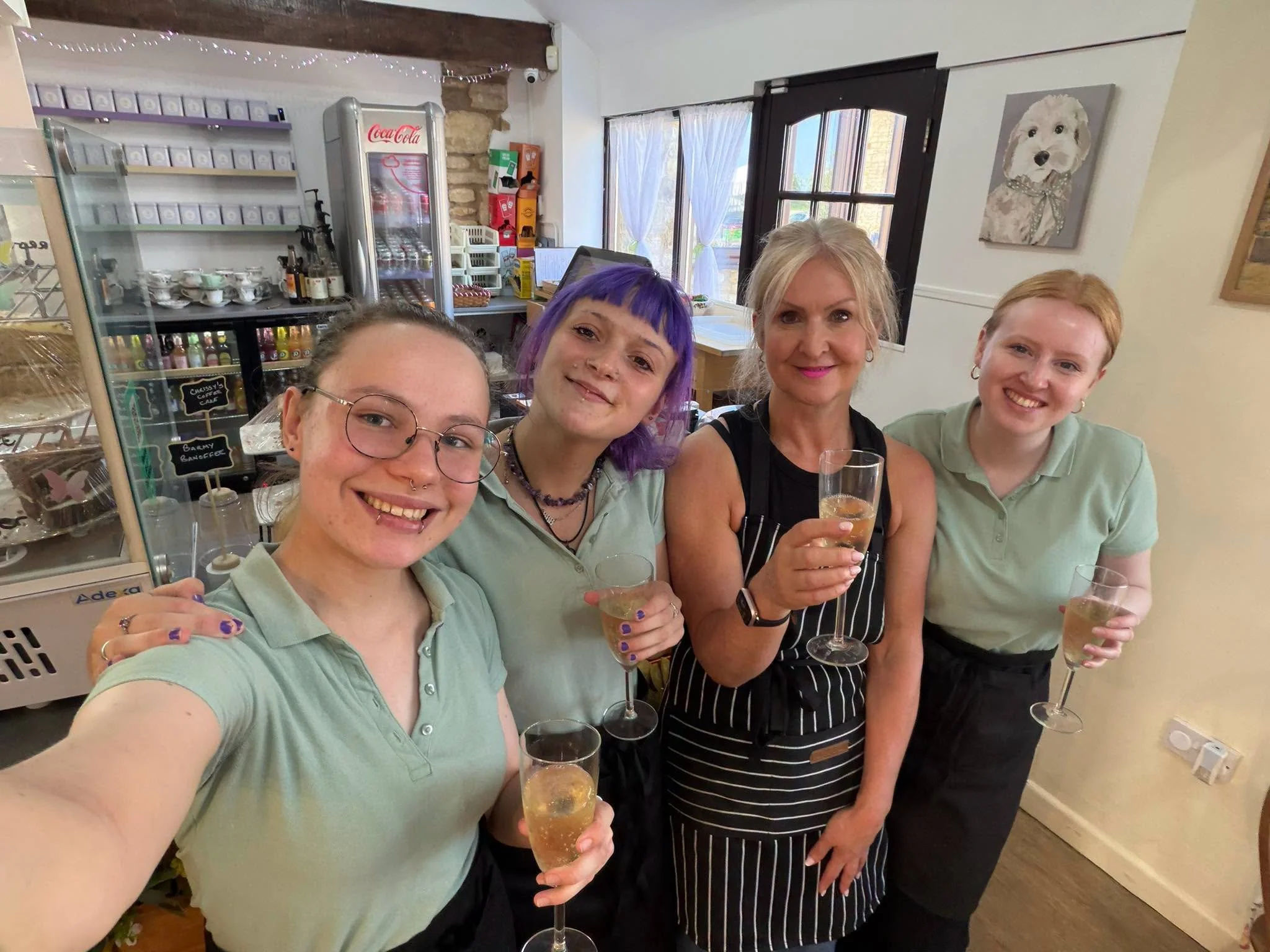 Busy summer day at The Artea Room in Potterspury