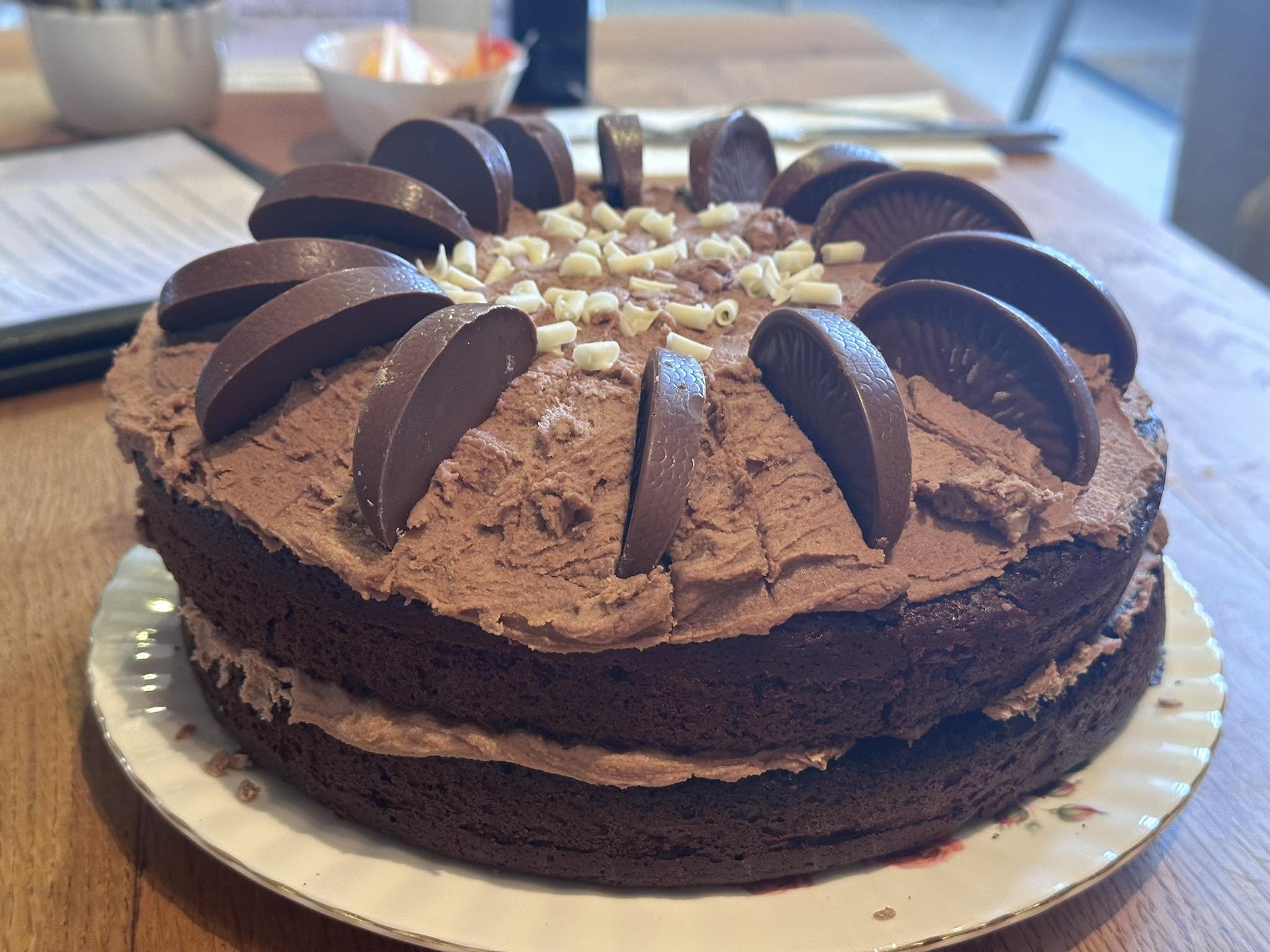 Chocolate orange cake lands at The Artea Room