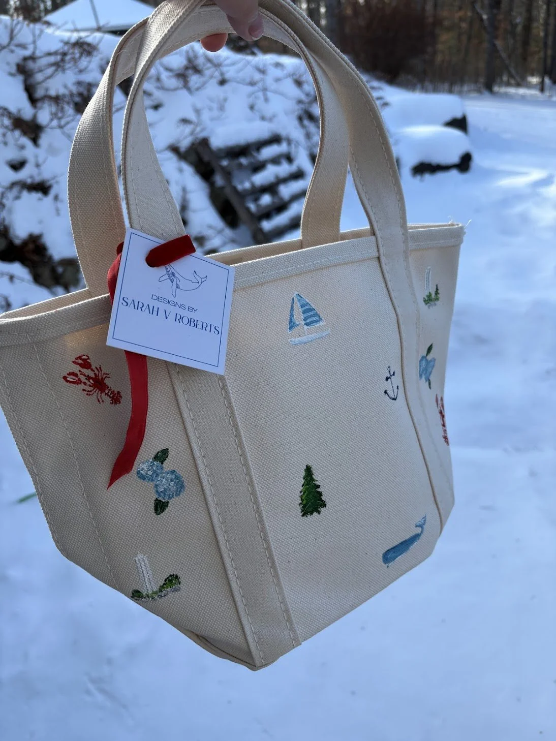 New Hampshire Lakes & Ocean Boat and Tote