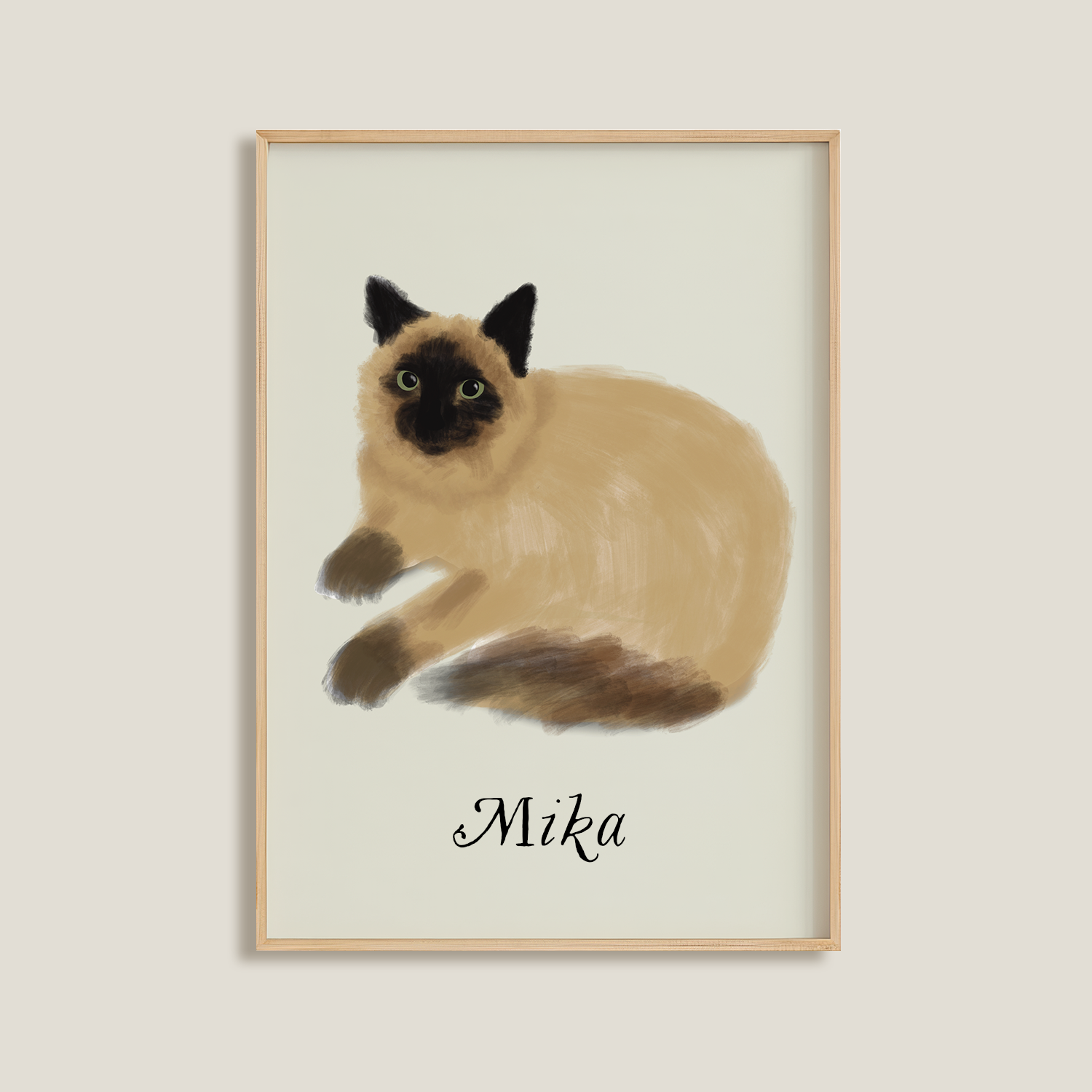 Personalizēta mājdzīvnieka ilustrācija 70 eur