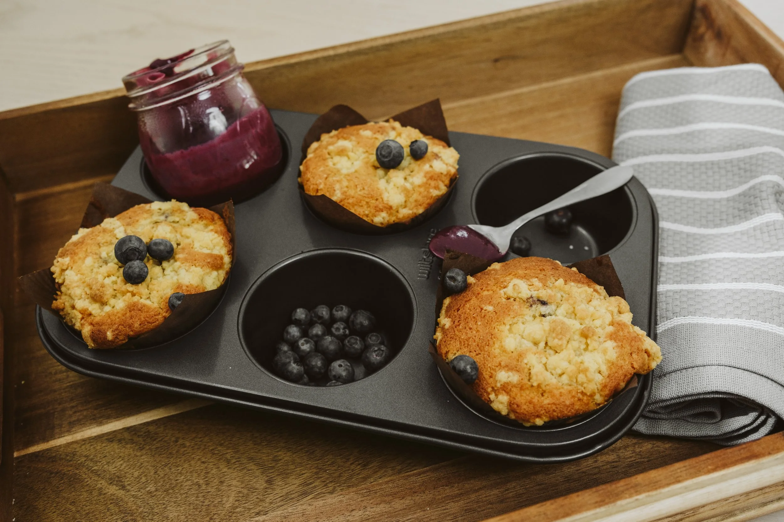 Blueberry Muffins - Crumuffins