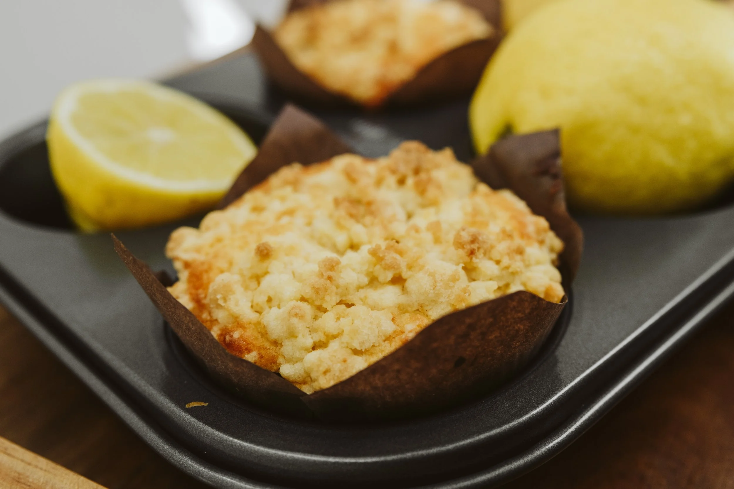 Lemon Muffins - Crumuffins
