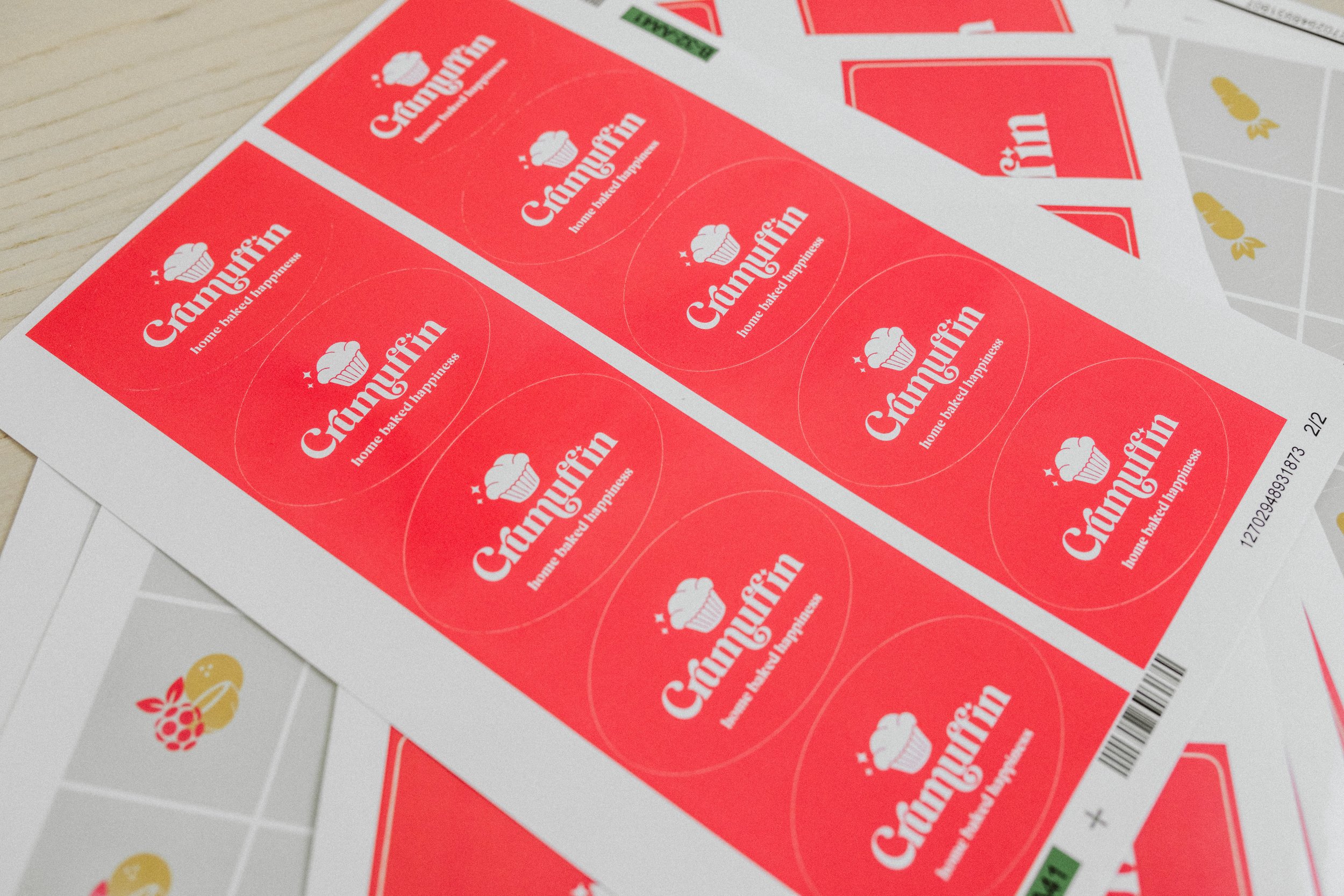 Stickers for Crumuffin Catering Perth