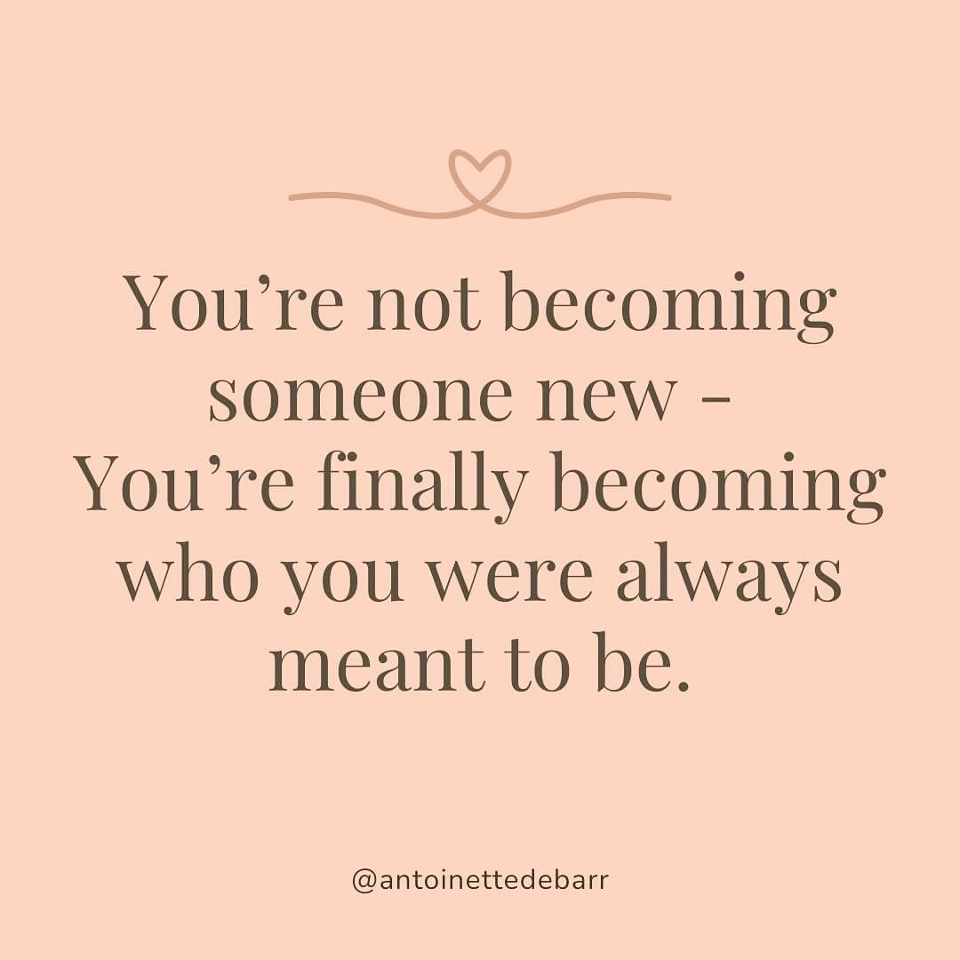 The real YOU is coming forth! Embrace her. Love you. And enjoy the ride! 👏

Thank you for the reminder Antoinette.

#newyou #newseason #healing #wholeness #healingjourney #emotionalhealth #mentalhealth #womenarise #sunrisewellness #swc #sunrisewelln