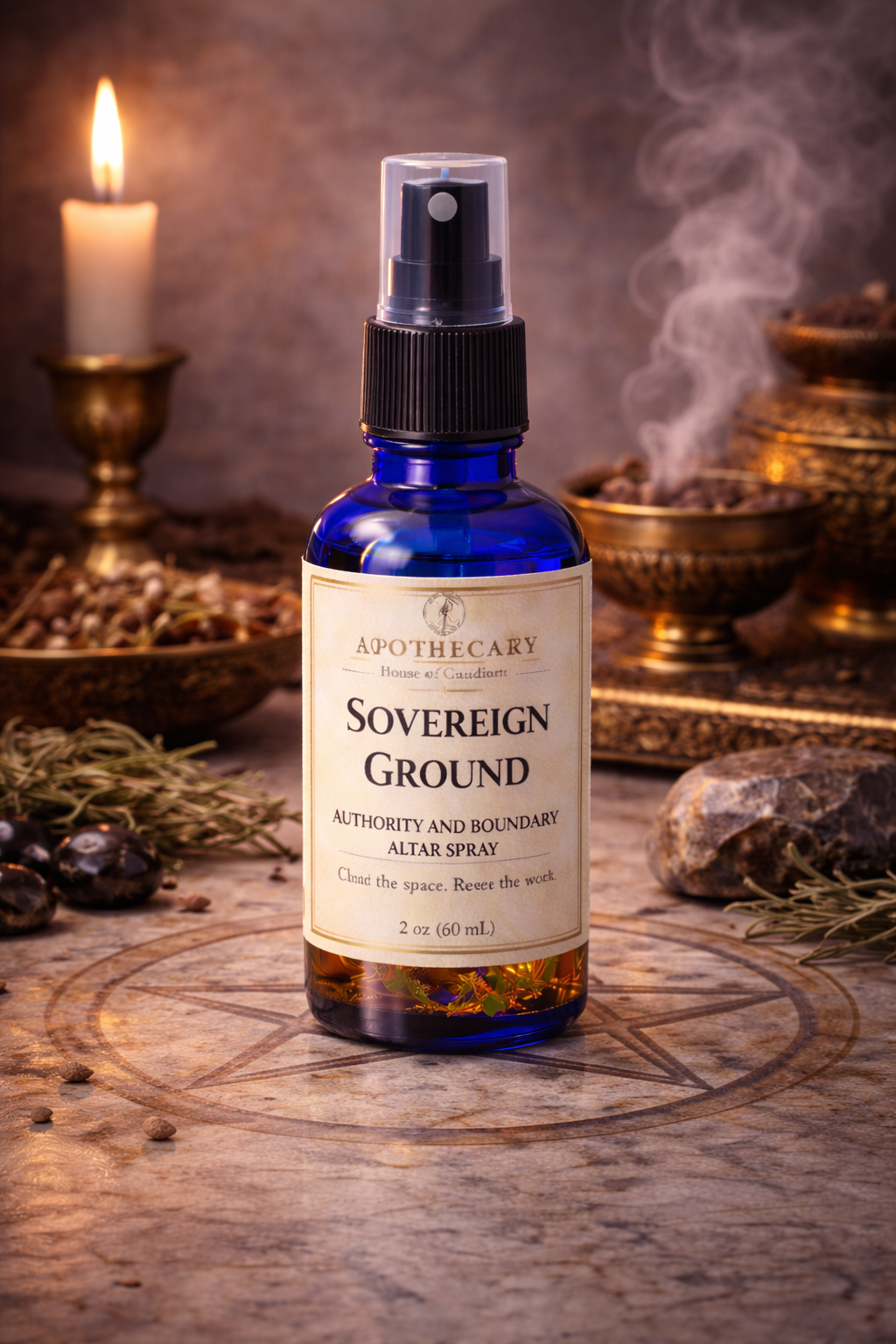 Sovereign Ground Authority and Boundary Altar Spray Draw the Line. Establish Presence.