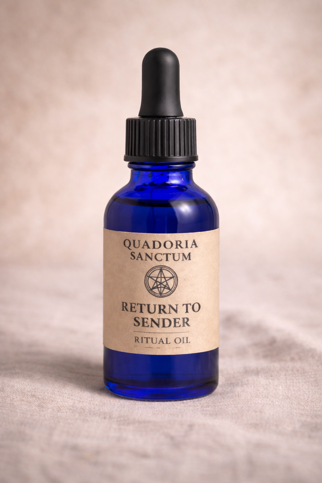 Quadoria Sanctum Return to Sender Ritual Oil for Energetic Accountability and Boundary Restoration