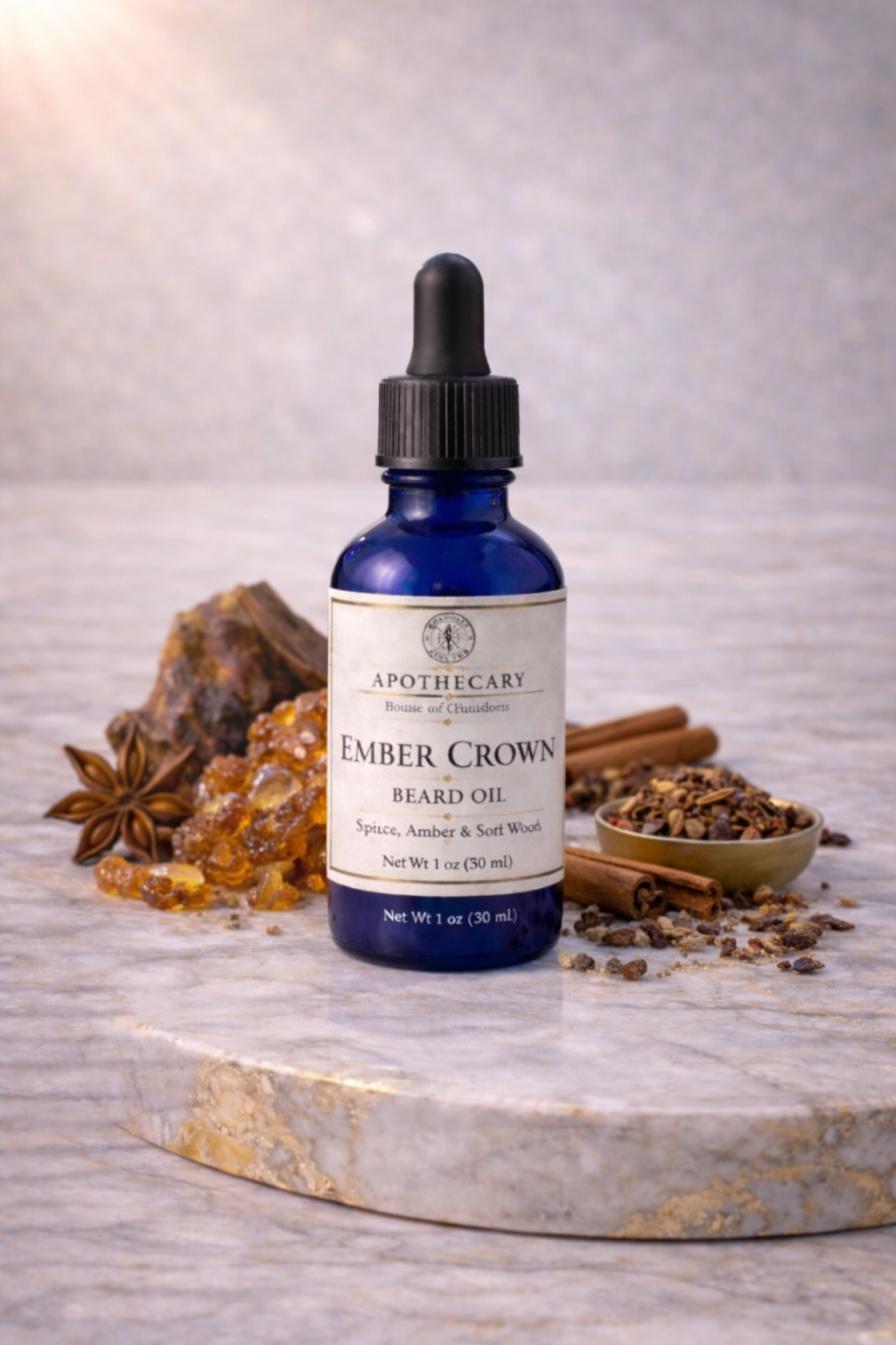 Ember Crown Beard Oil Heat. Depth. Controlled Presence.