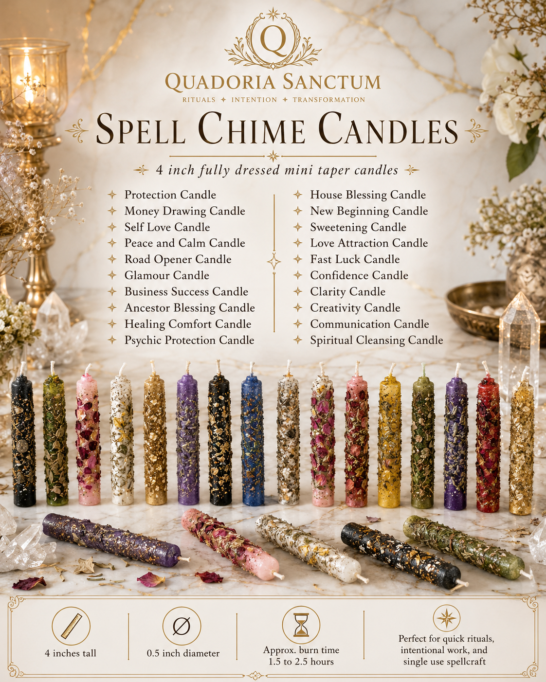 Spell Chime Candles