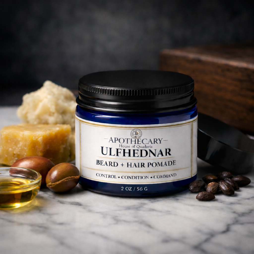 Ulfhednar Beard and Hair Pomade Controlled Hold. Ritual Conditioning.