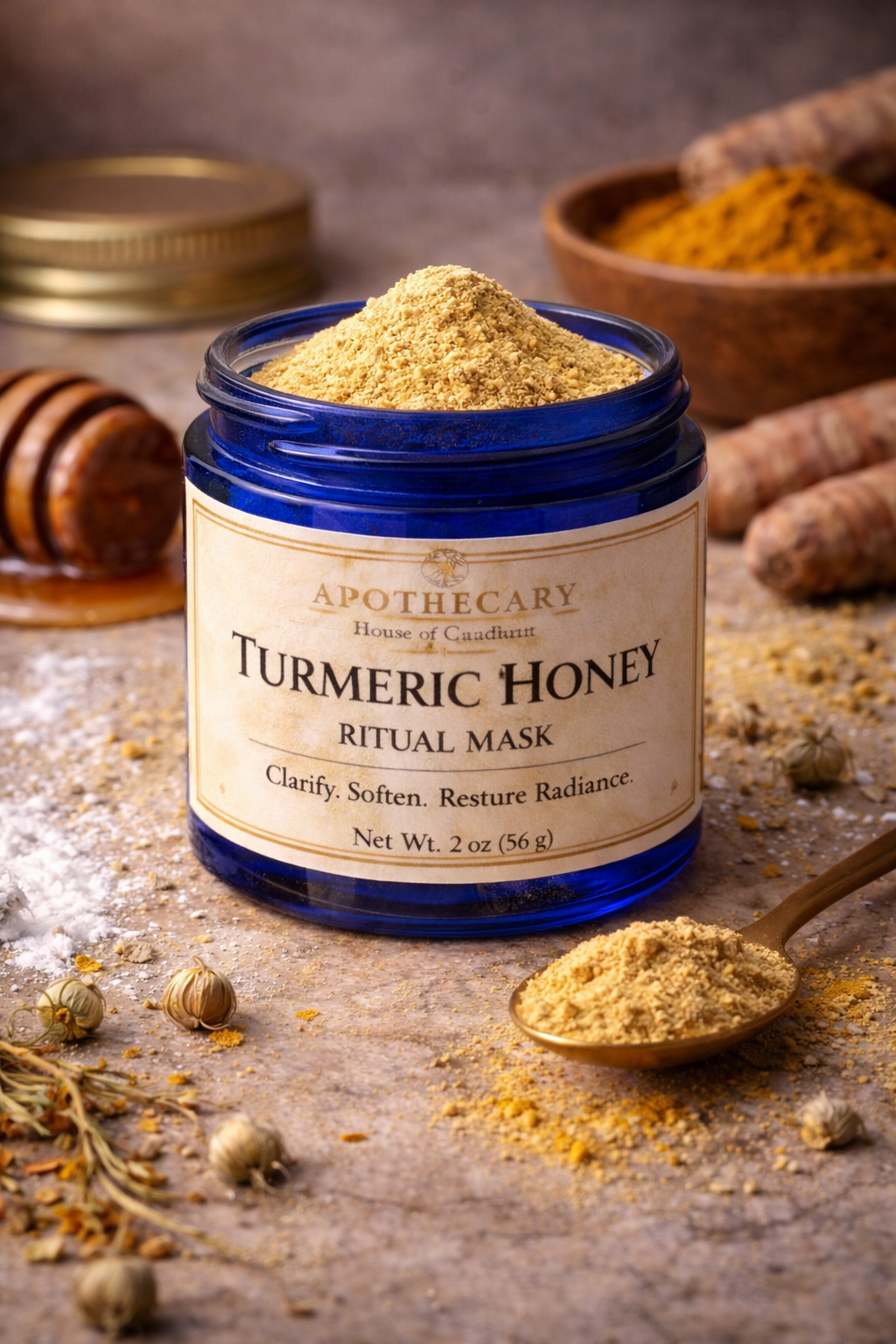Turmeric Honey Ritual Mask Clarify. Soften. Restore Radiance.