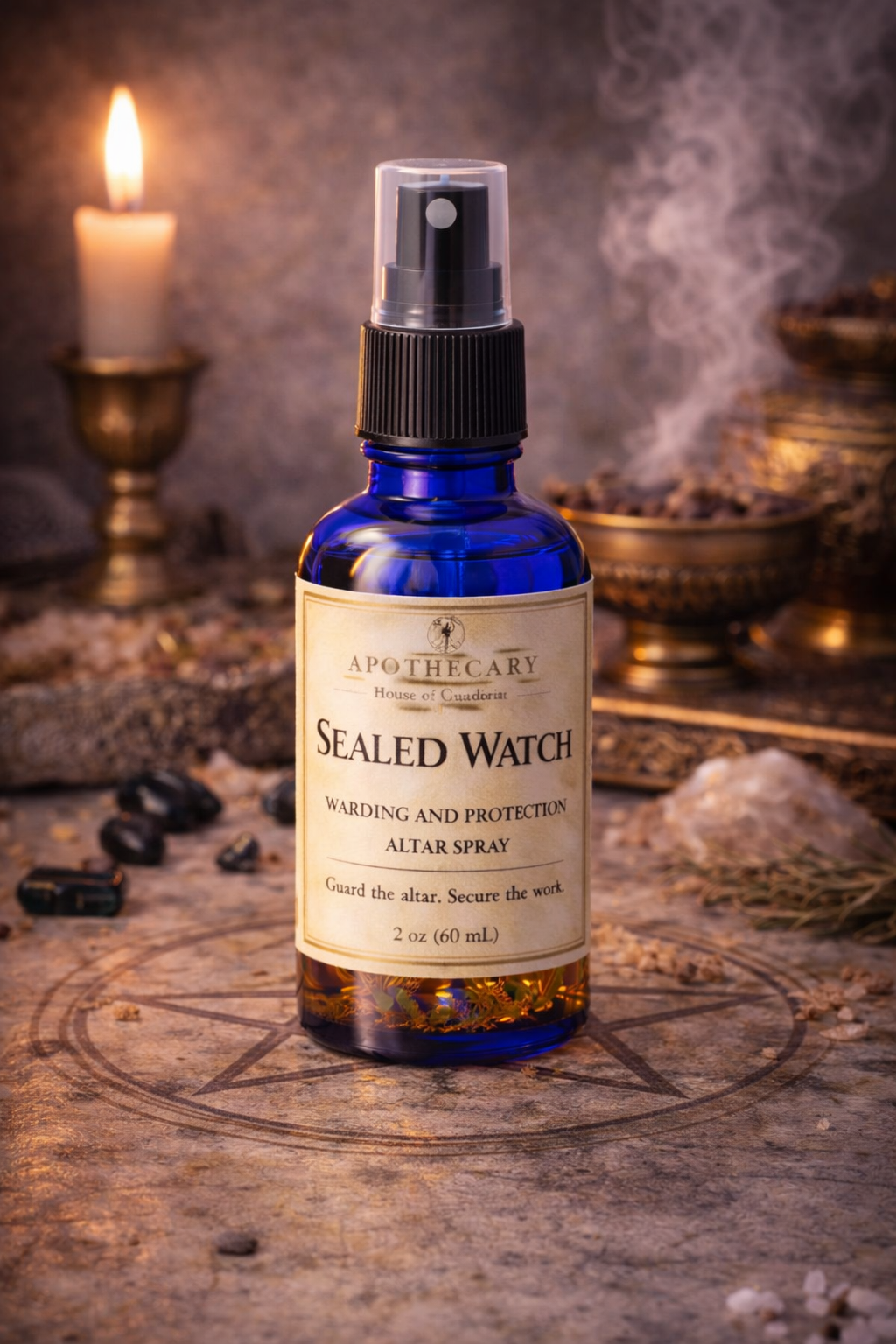 Sealed Watch Protection and Closing Altar Spray Guard the Altar. Secure the Work.