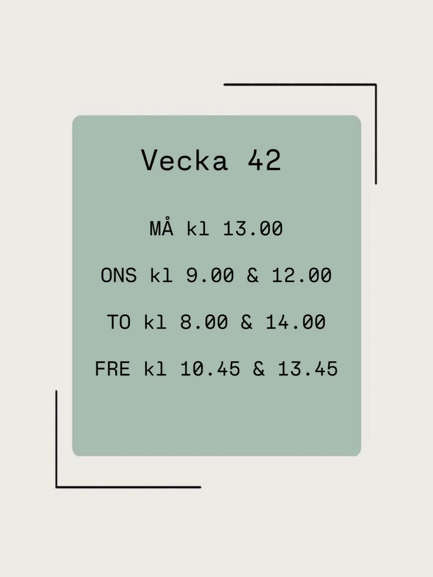 Lediga tider vecka 42! Ring 019-2782995 f&ouml;r att boka eller boka via v&aring;ra hemsidor