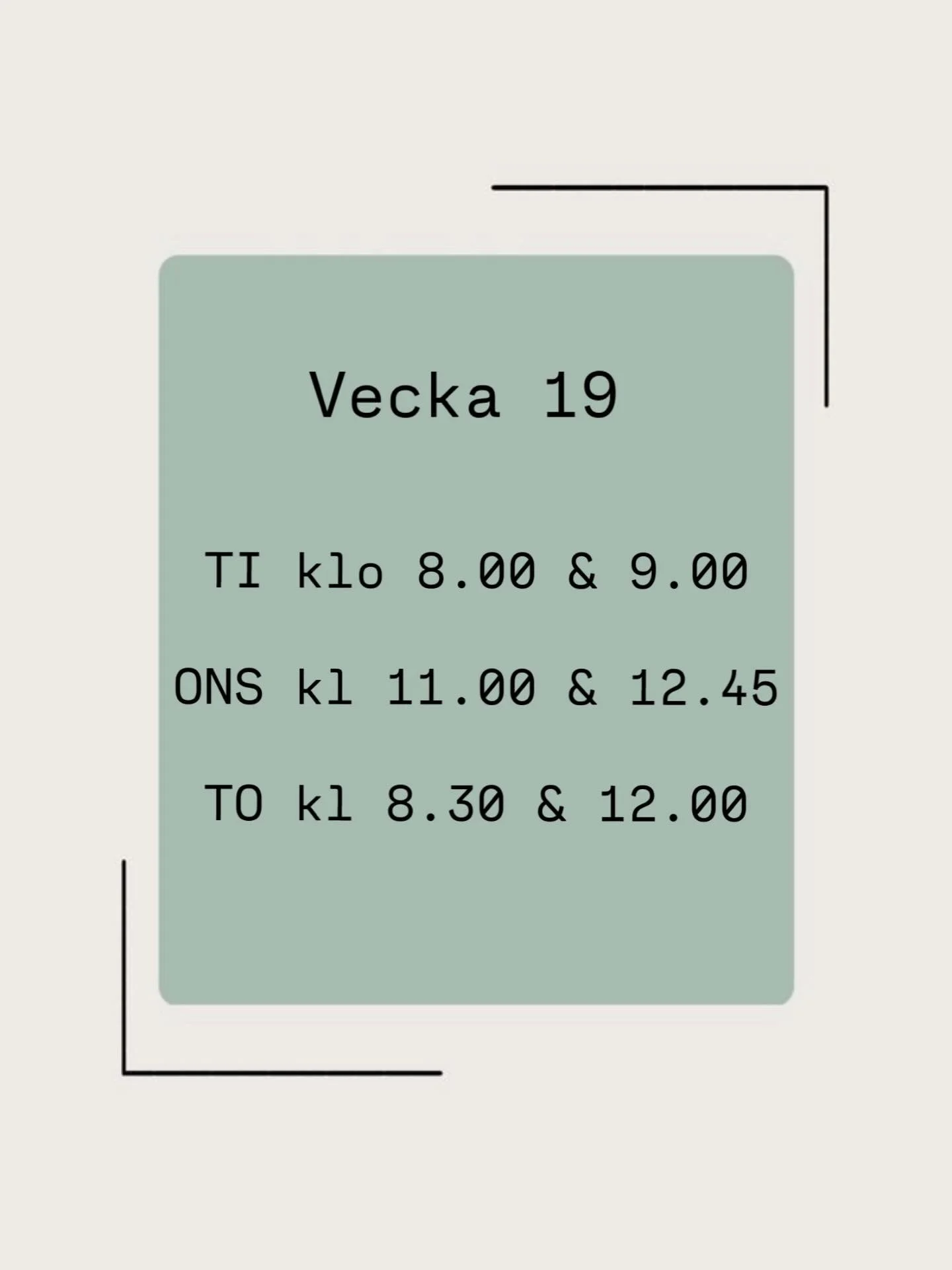 Lediga tider vecka 19! Ring 019-2782995 eller boka via v&aring;ra hemsidor