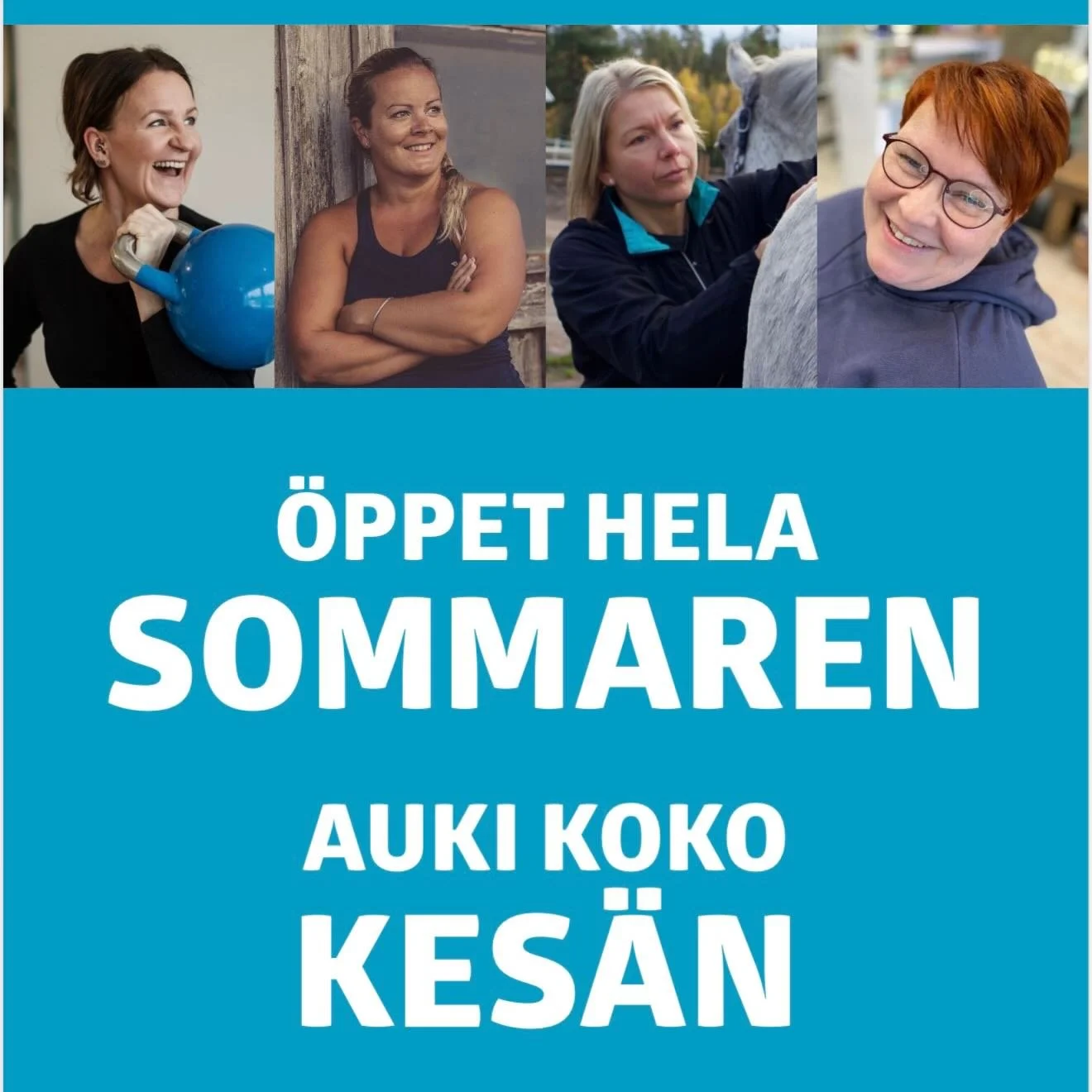 Mottagningen &auml;r &ouml;ppen hela sommaren! Vastaanotto auki koko kes&auml;n!