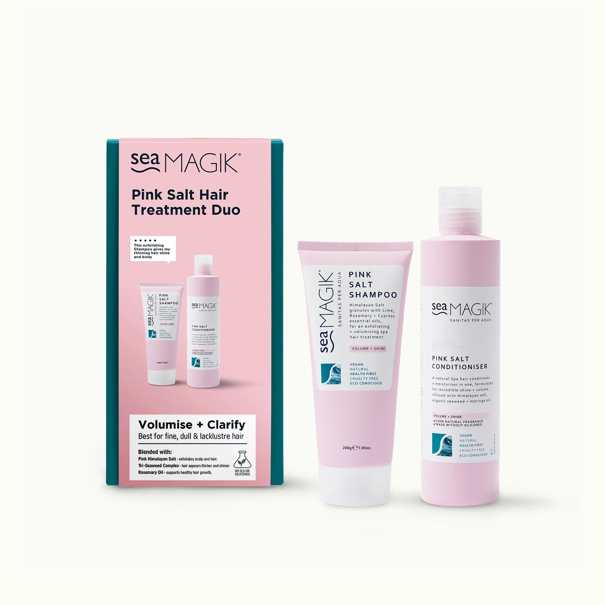 Sea Magik Pink Salt Hair Treatment Duo