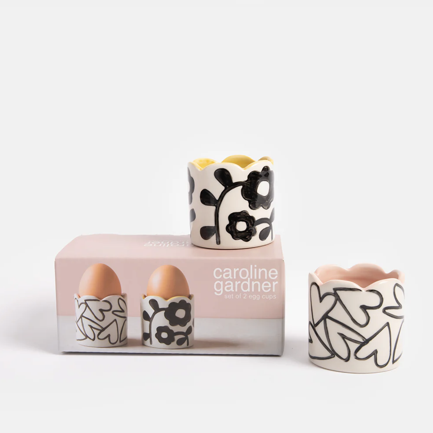 Caroline Gardner Set of 2 Eggcups