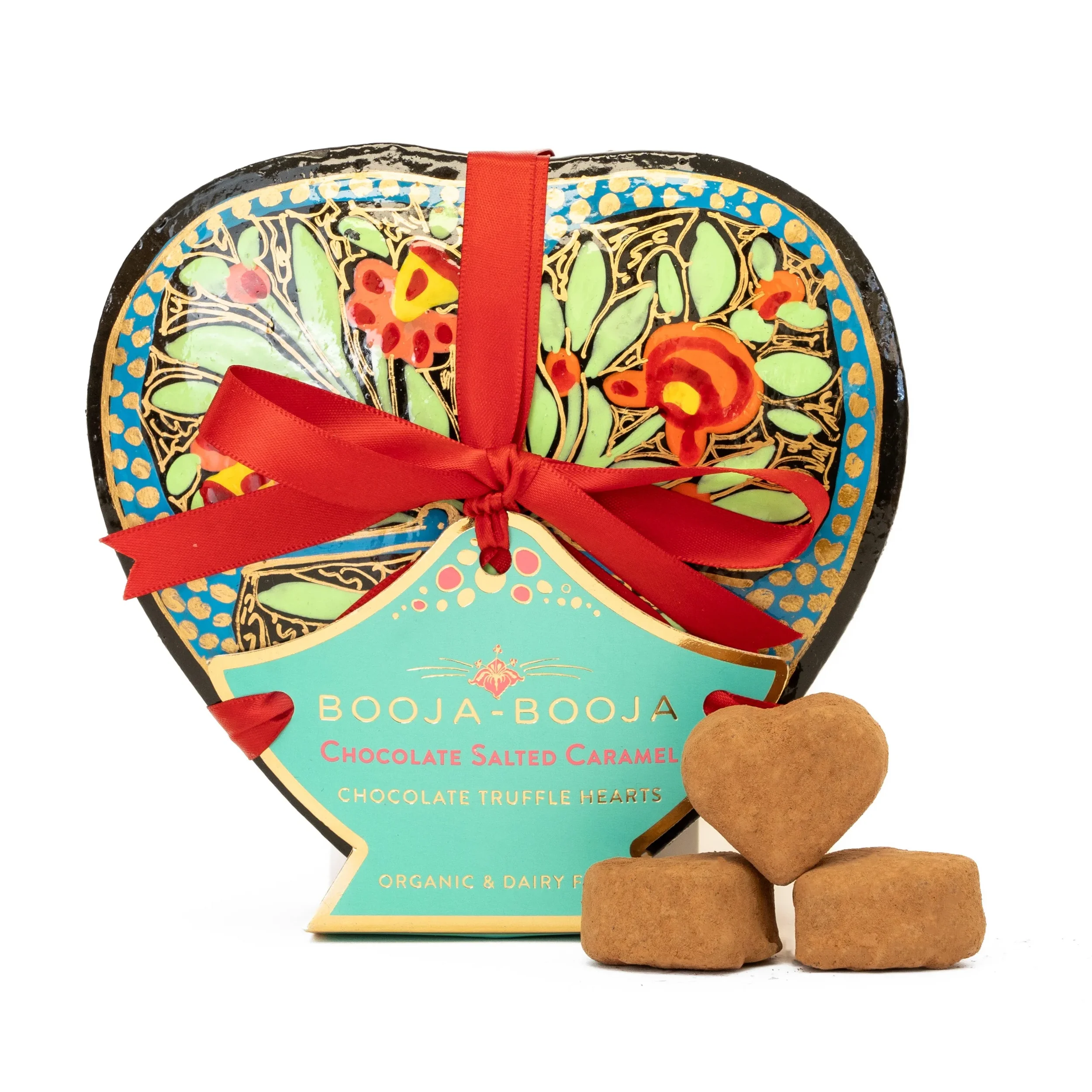 Booja - Booja Artist's Collection - Chocolate Salted Caramel Heart Truffles - 115g