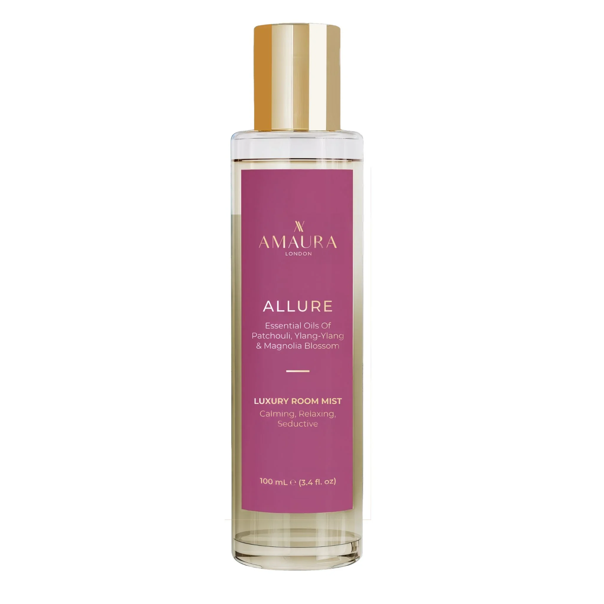 Amaura London | Allure – Luxury Room Mist | Patchouli, Ylang Ylang & Magnolia Blossom