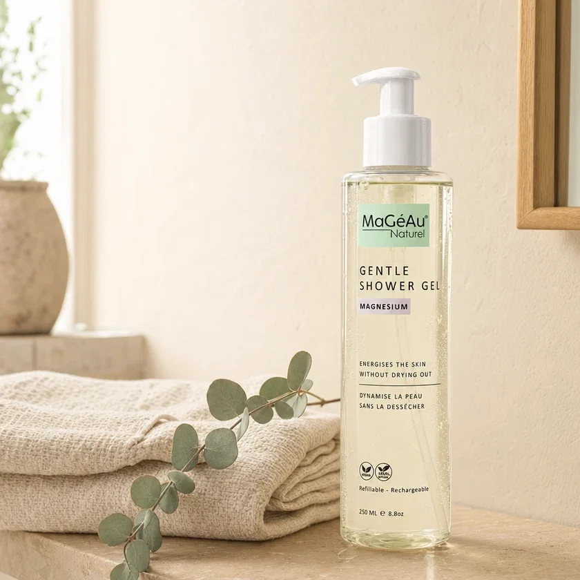 MaGéAu Naturel Magnesium Body Oil for Dry Skin, Stretch Marks & Skin Recovery