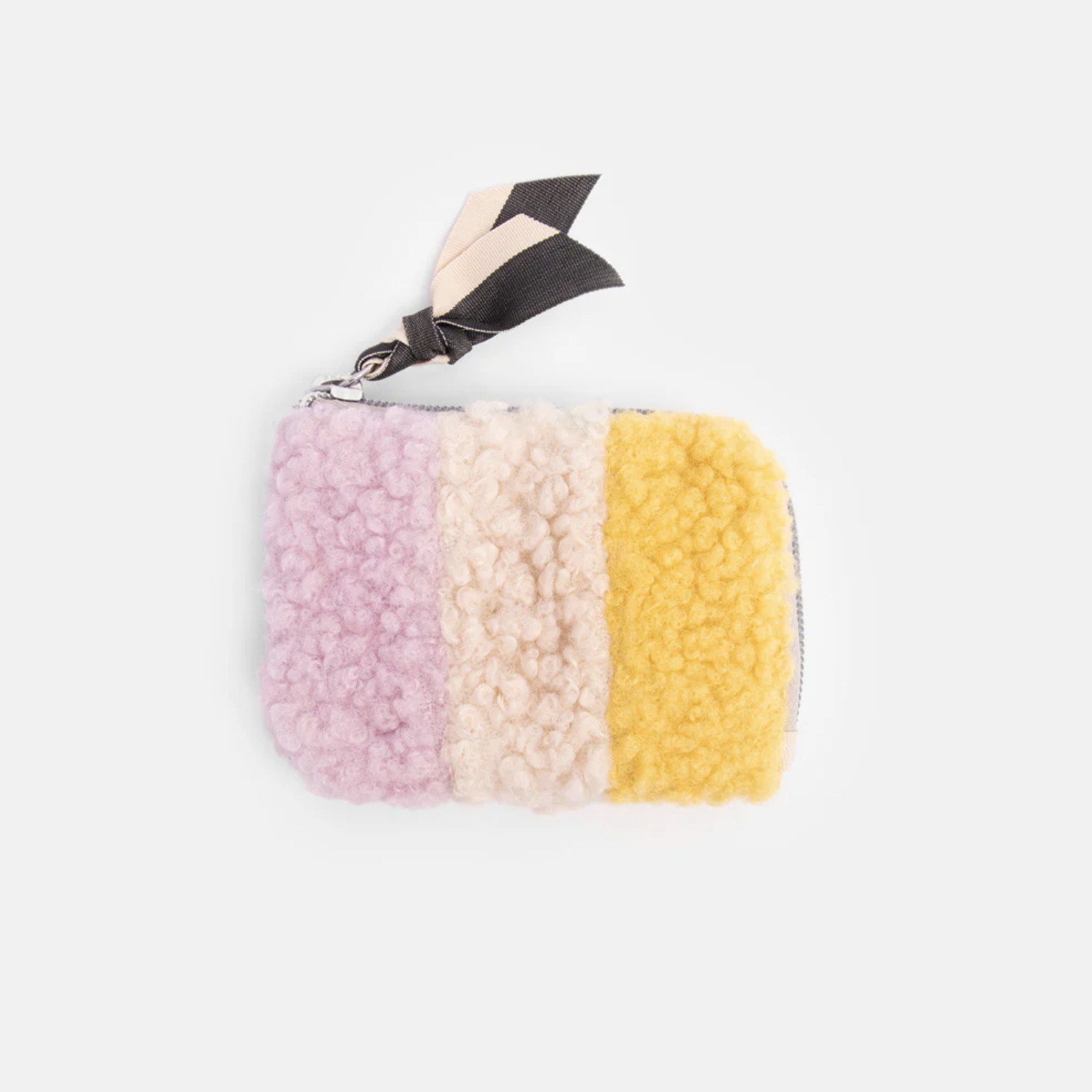 Caroline Gardner Stripe Borg Corner Purse