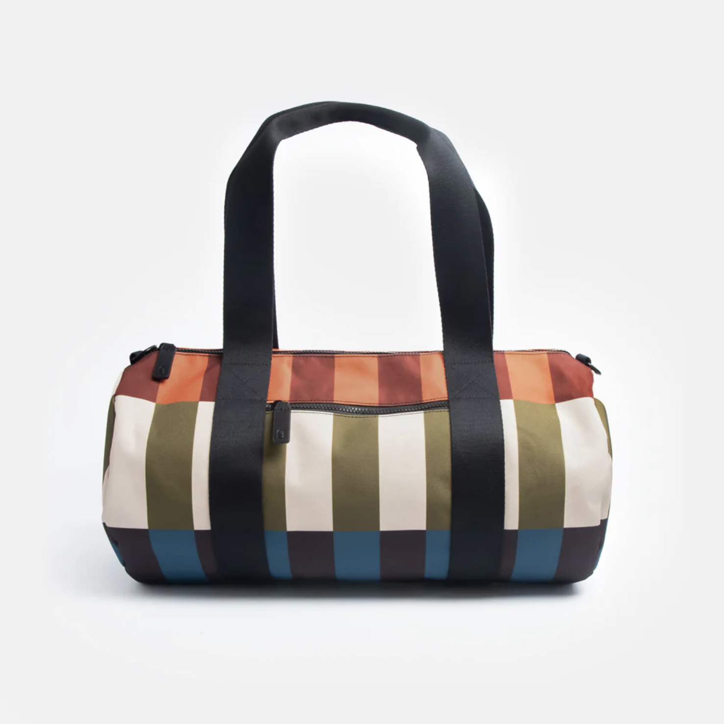 Caroline Gardner Stripe Barrel Gym Bag