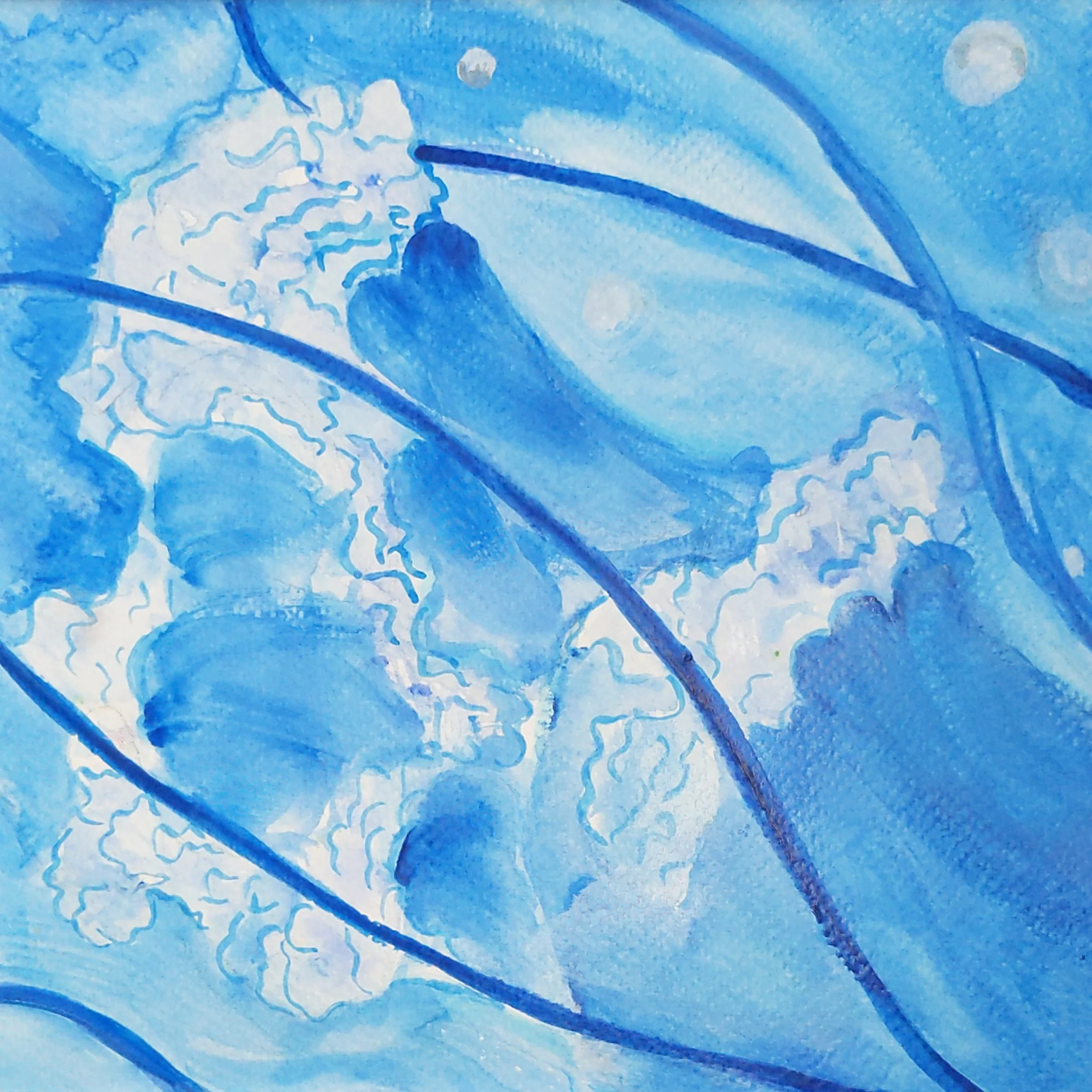 SEA NETTLE JELLY
2025
watercolor and gauche