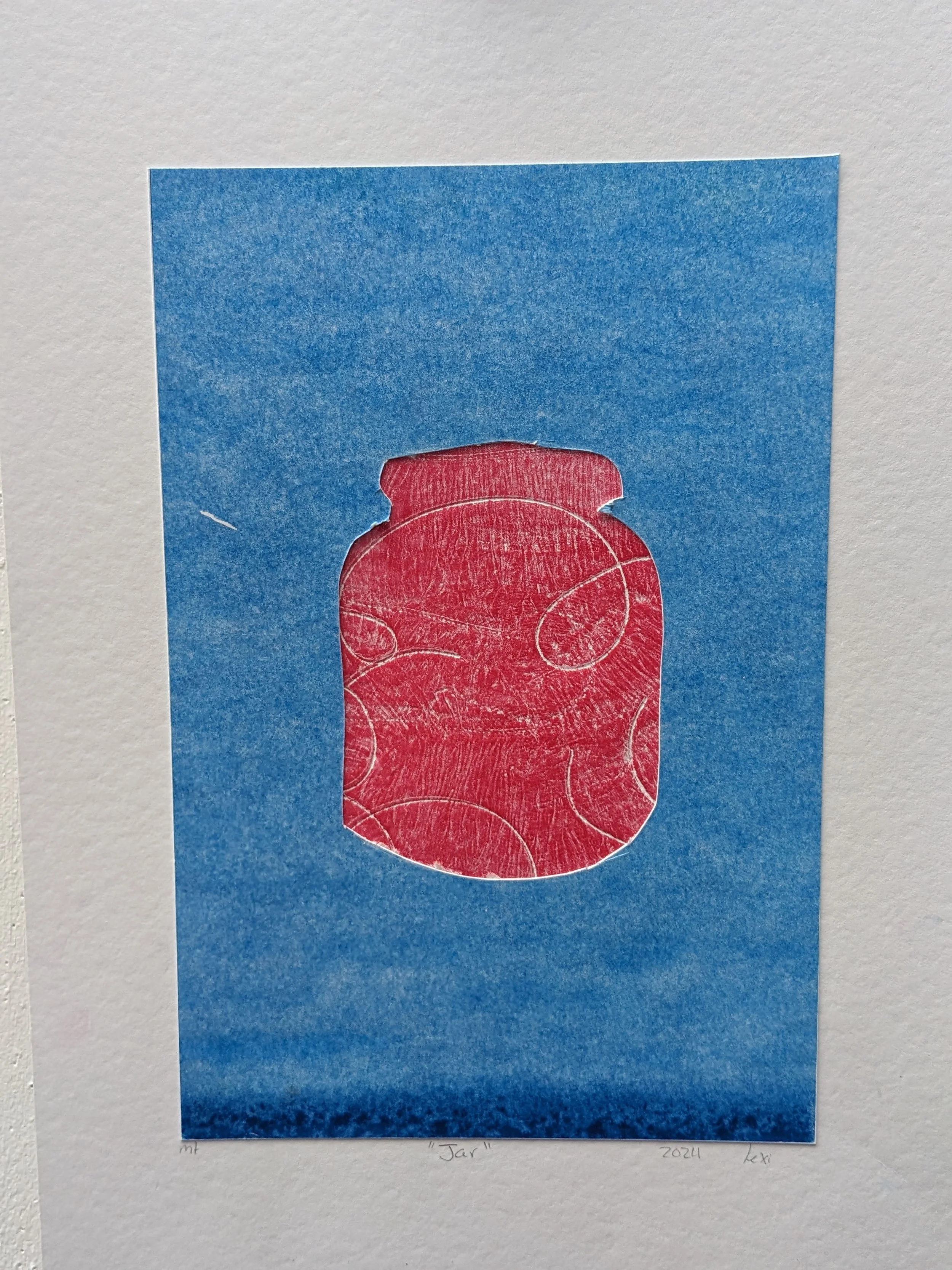 JAR OUTLINE
2024
pochoir monotype
