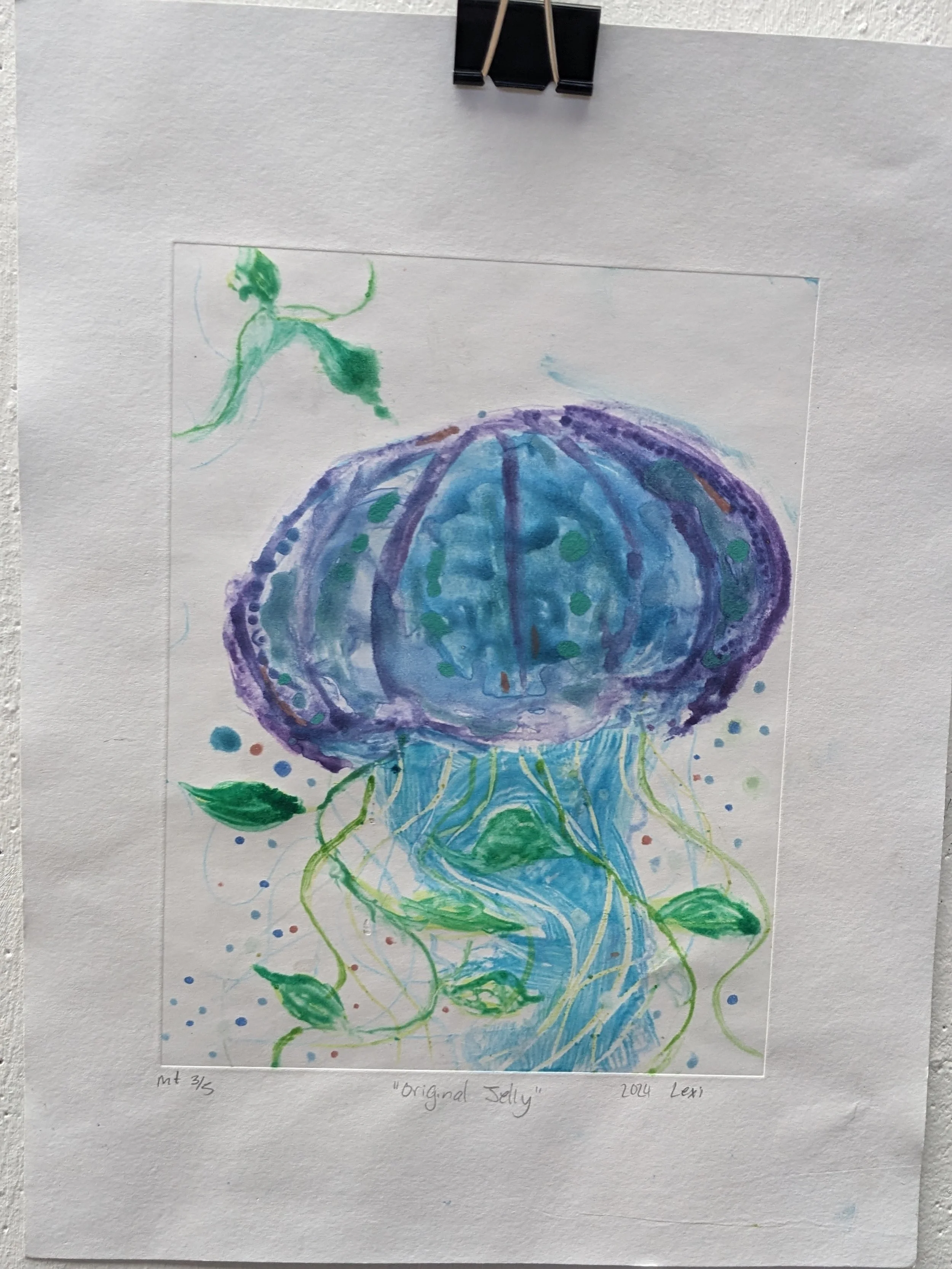 JELLYFISH BLUE
2024
watercolor monotype