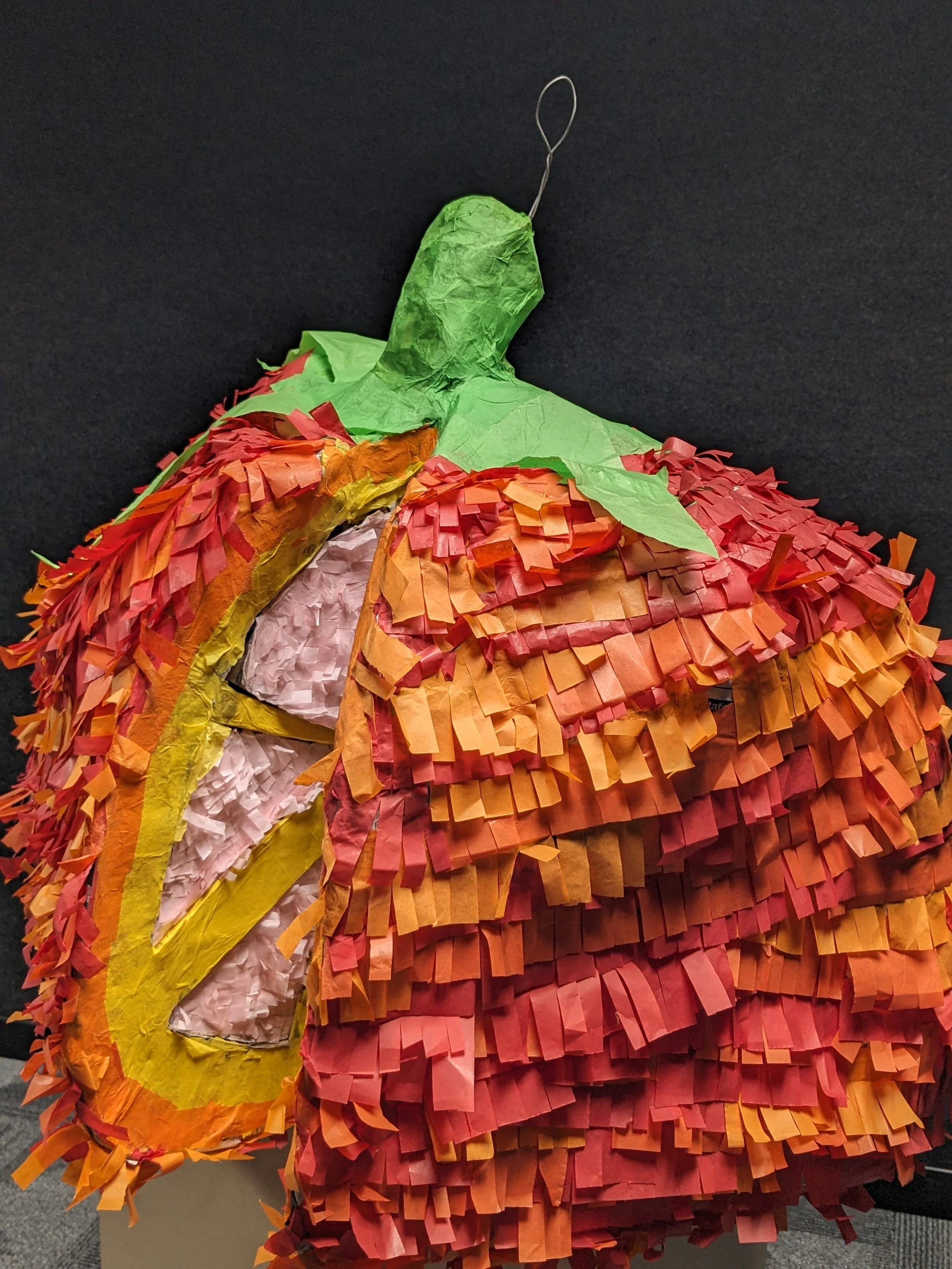 TOMATO PINATA
2024
cardboard
pinata that isn't filled with candy