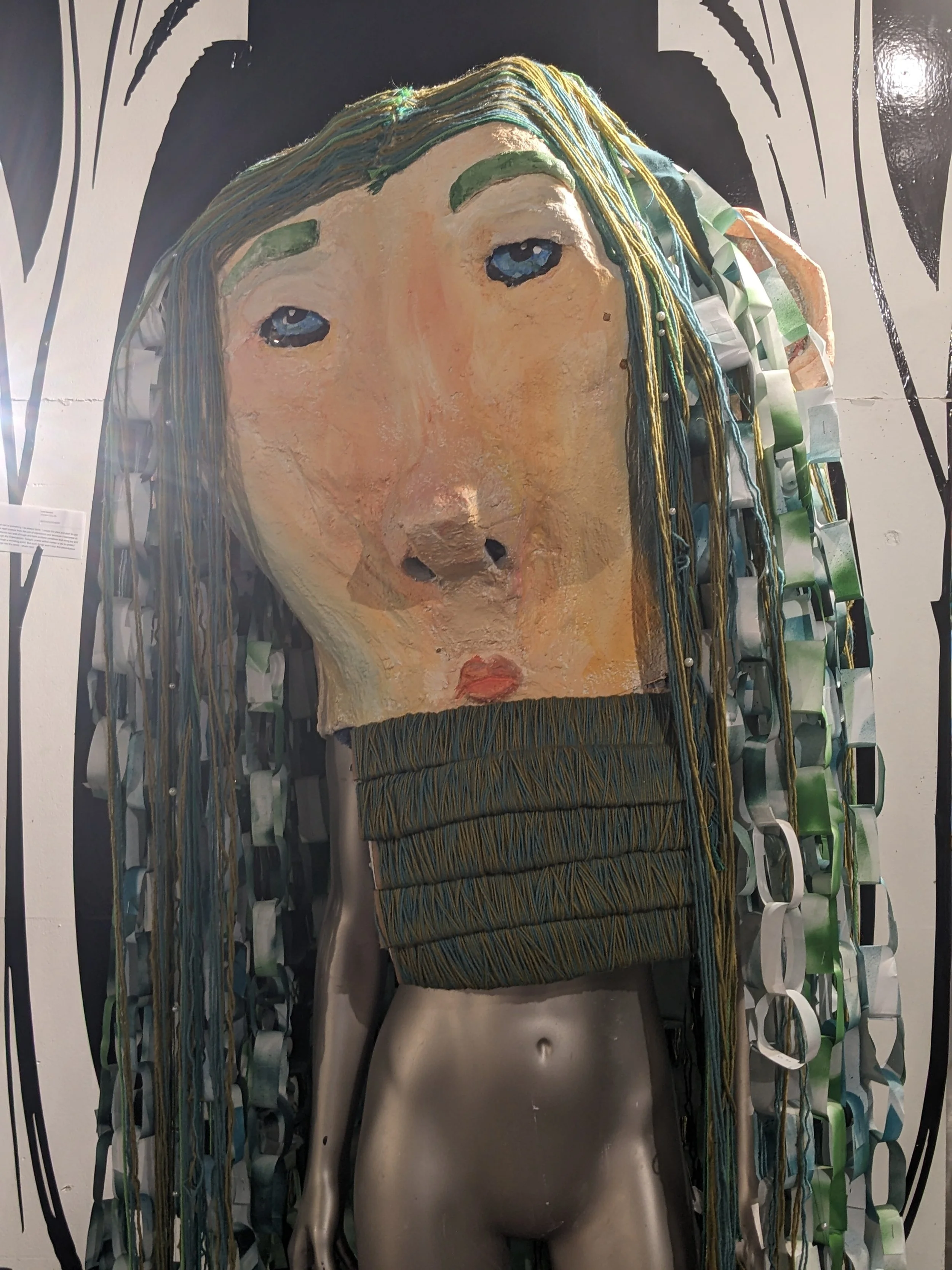 WILLOW
2024
cardboard and plaster
wearable giant head inspired by willow tree created during kcai (kansas art institute) summer program showcase