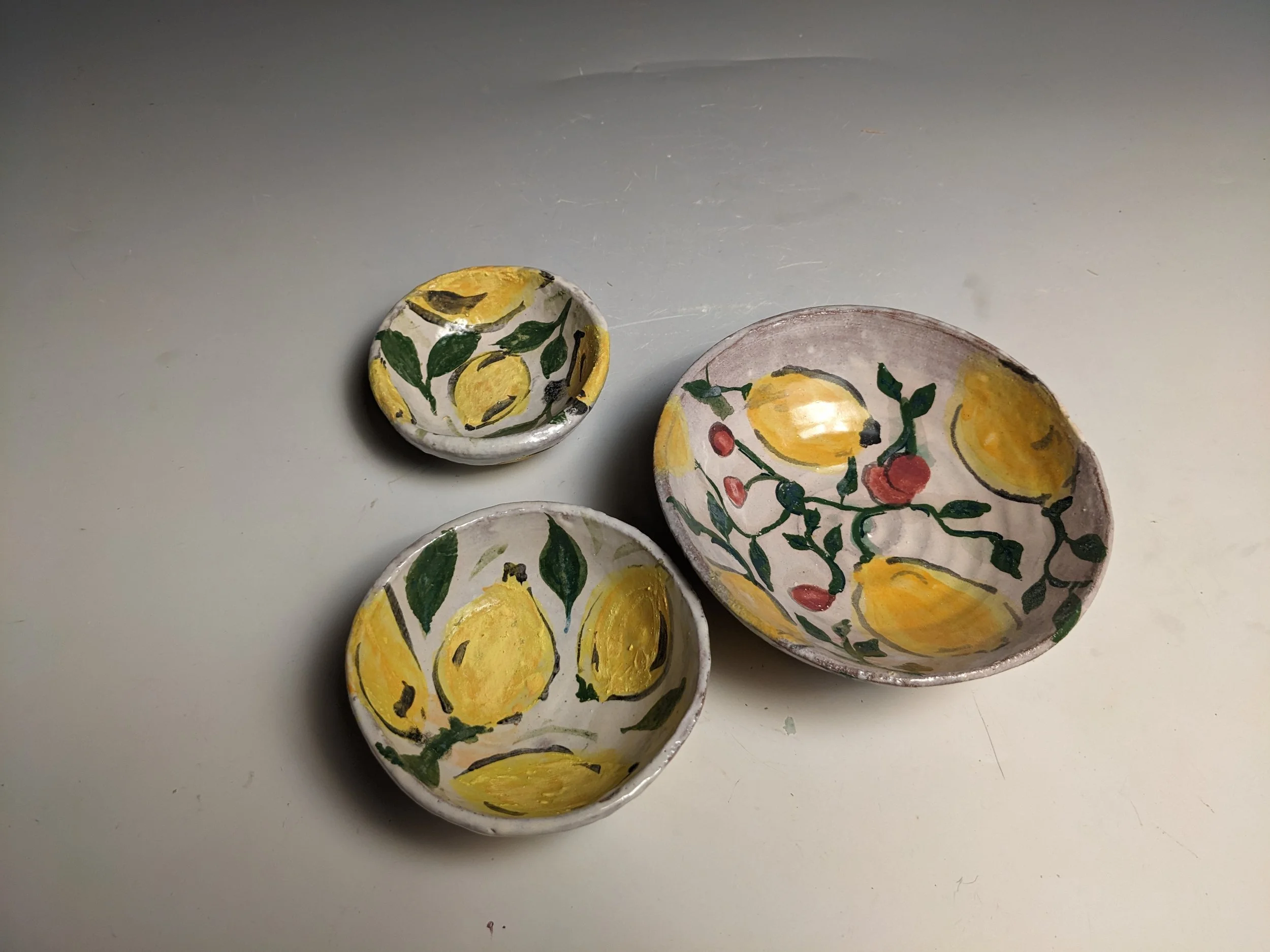 LEMON DISHES
2024
earthenware and majolica