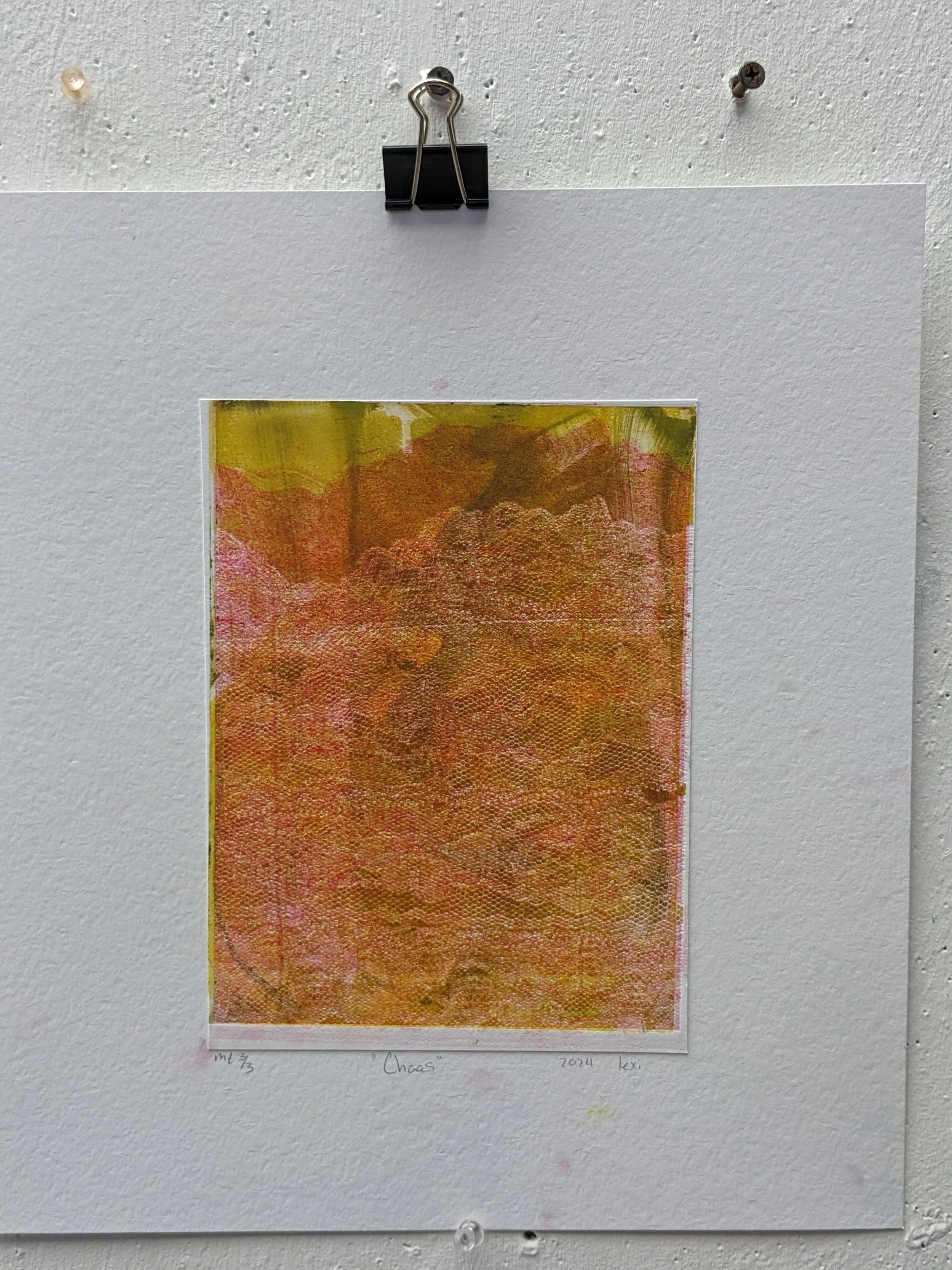 RED LACE
2024
pochoir monotype