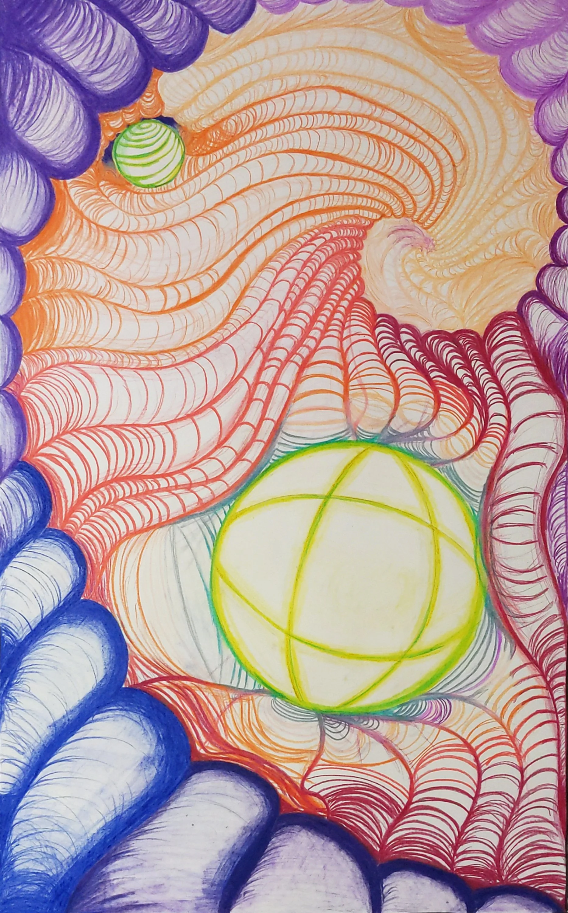 ABSTRACTION INSPIRE BY GOLDEN RATIO
2025
colored pencil and golden ratio