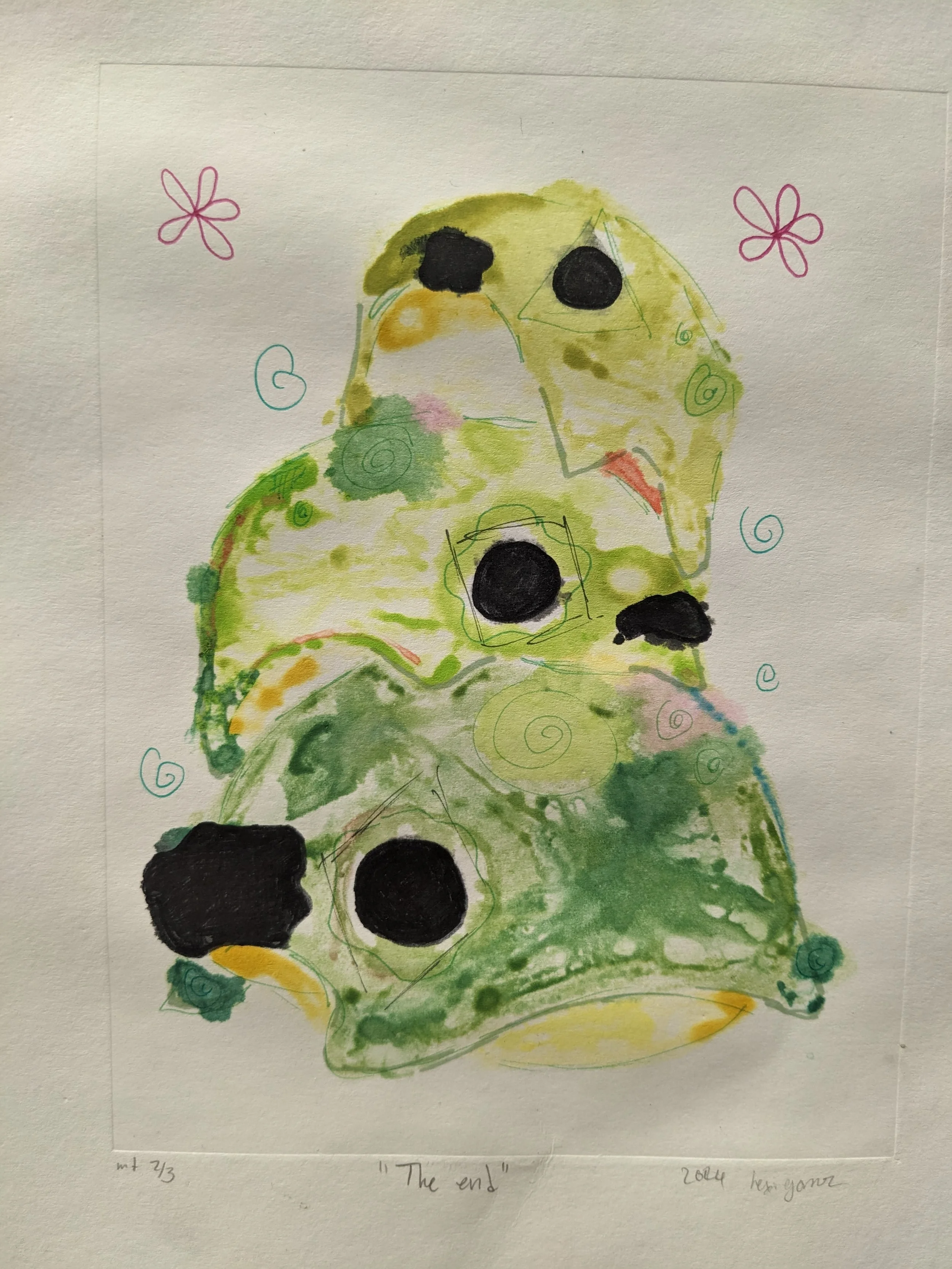 THE END
2024
watercolor ghost monotype