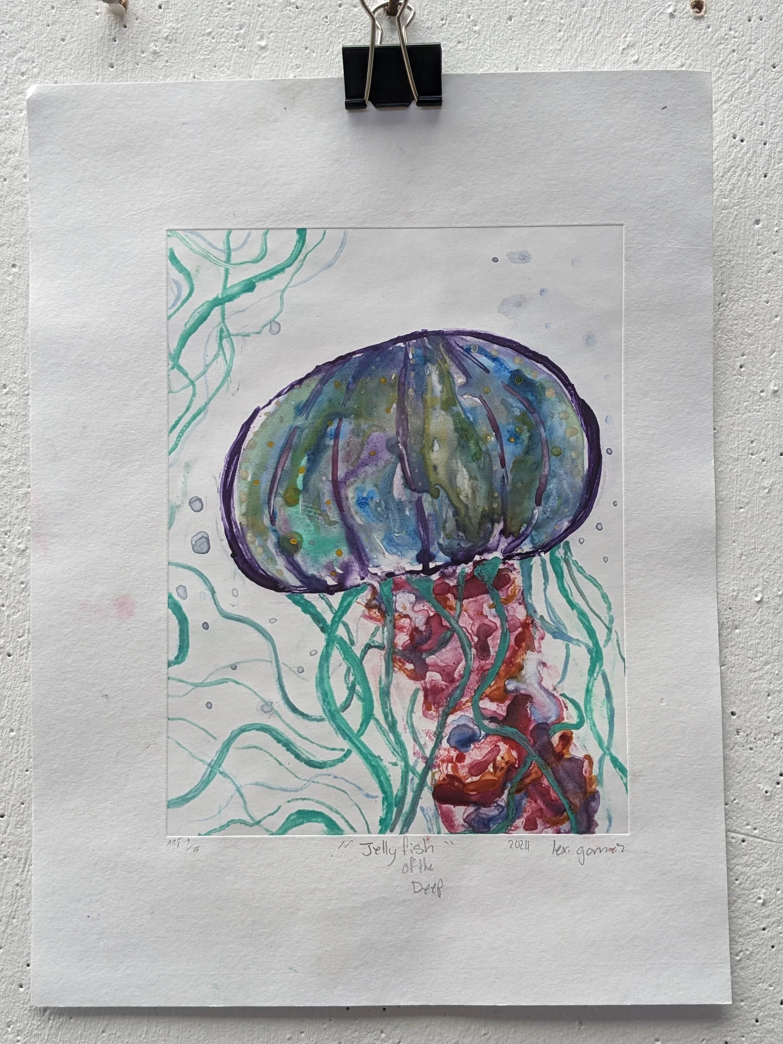JELLYFISH PURPLE
2024
watercolor monotype